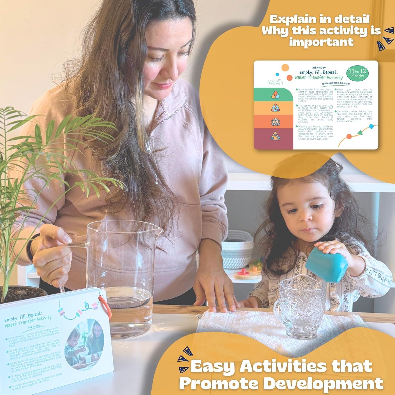 Tarjetas Montessori para Bebés 0-12 Meses - 40+ Actividades