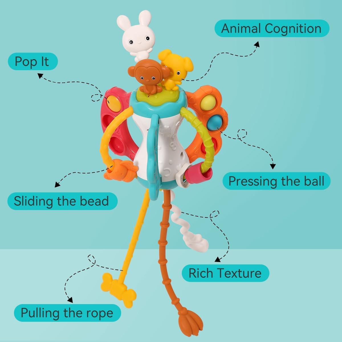 Juguete Montessori de Viaje para Bebés Guyu - 6-12 Meses