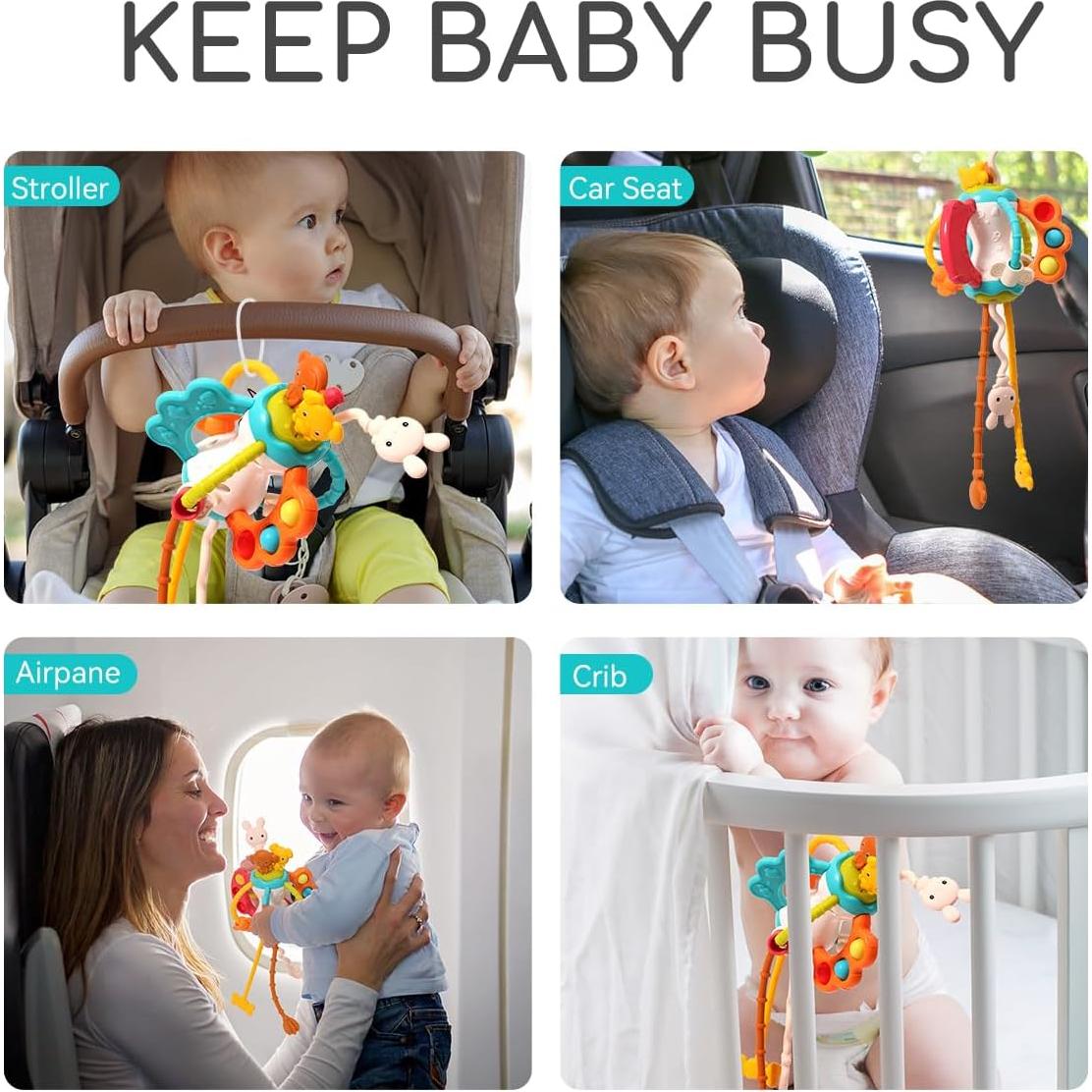 Juguete Montessori de Viaje para Bebés Guyu - 6-12 Meses