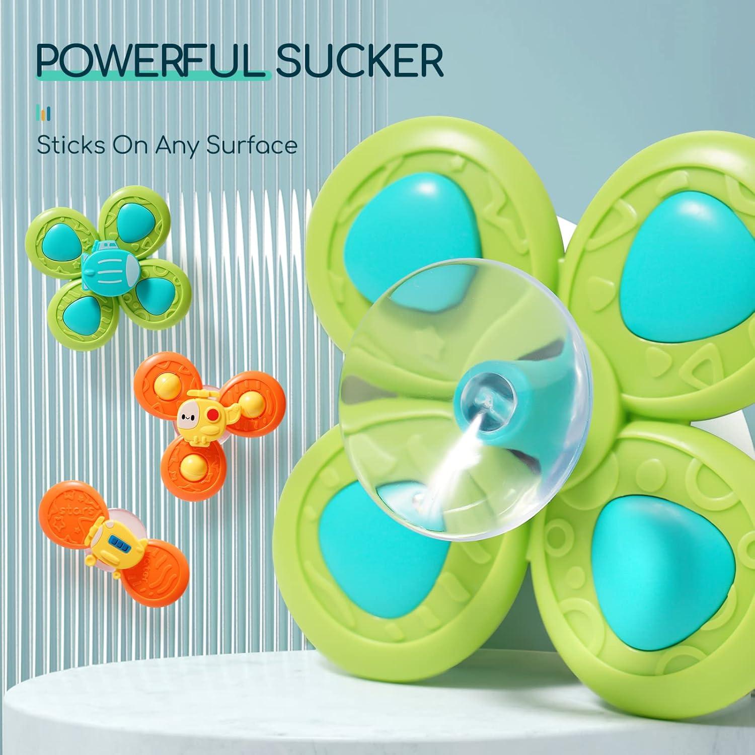 Juguete Spinner con Ventosa Taotaotoys Helicóptero 3 Piezas