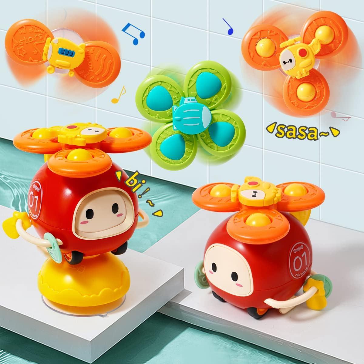 Juguete Spinner con Ventosa Taotaotoys Helicóptero 3 Piezas