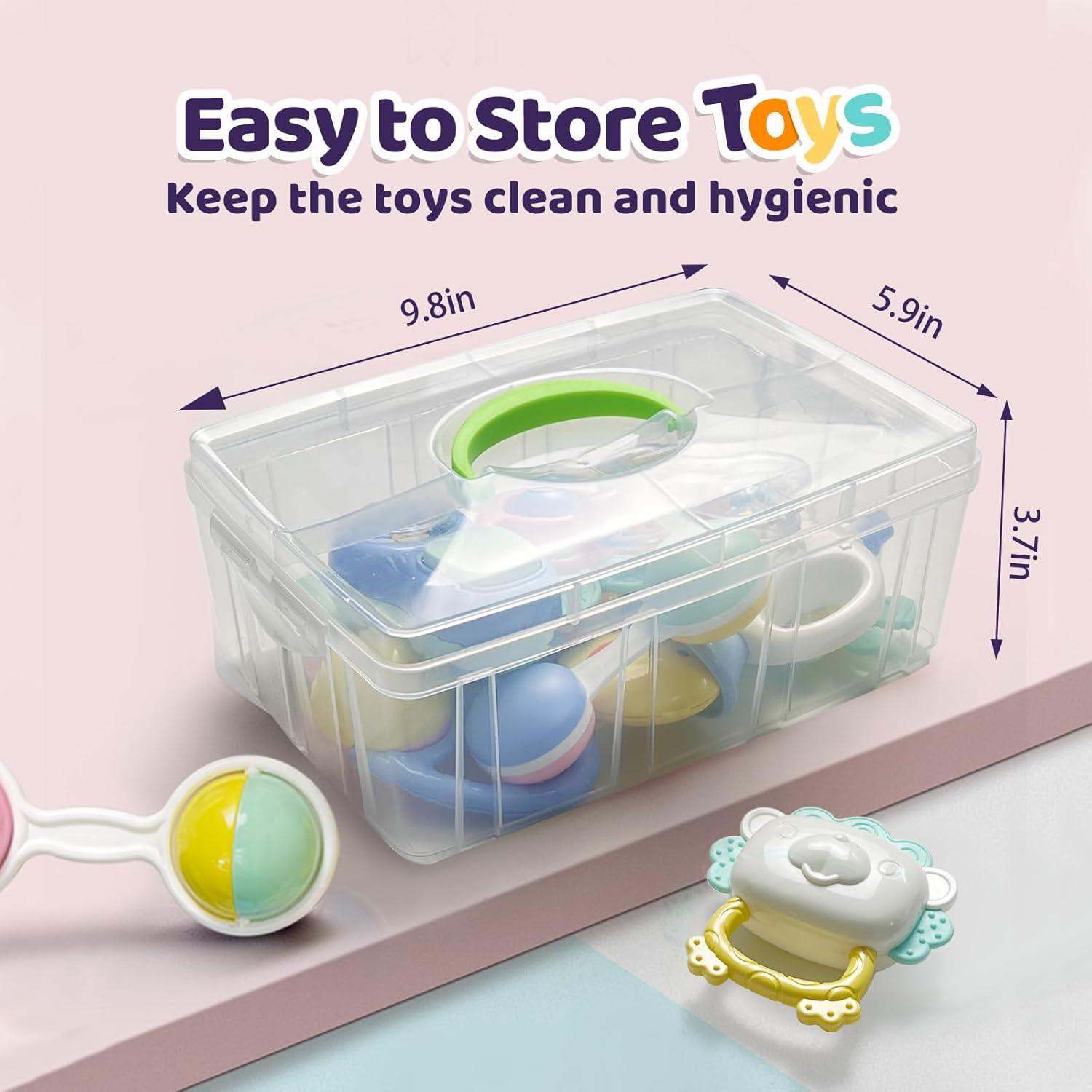 Set de 13 Sonajeros para Bebés Cuterabit - Juguetes Dentición