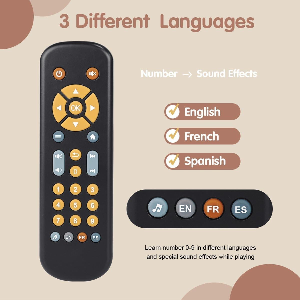 Control Remoto de Televisión para Bebés Nueplay Negro 6-36 Meses