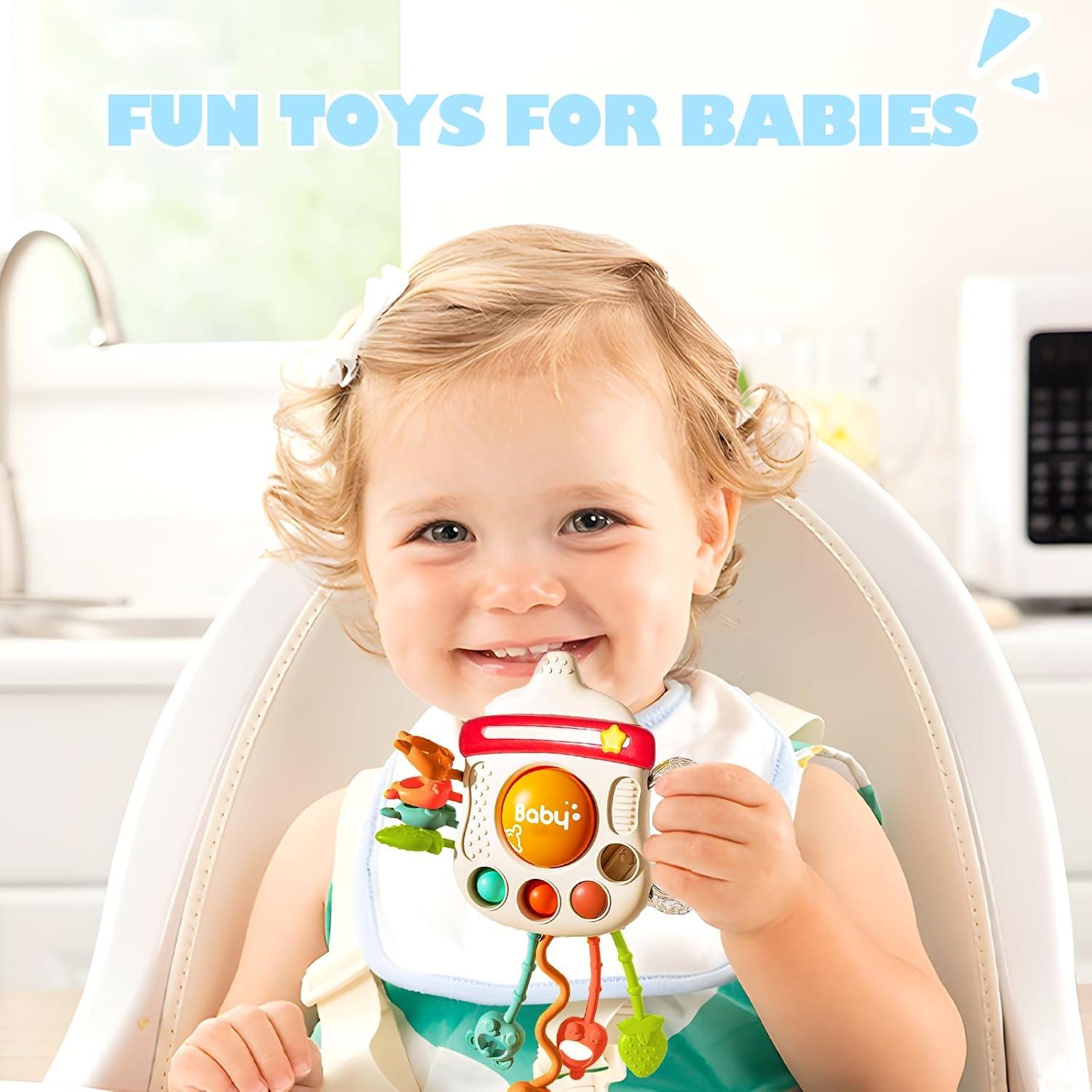 Juguete Sensorial Montessori Yanuotoy para Bebés 6-12 Meses