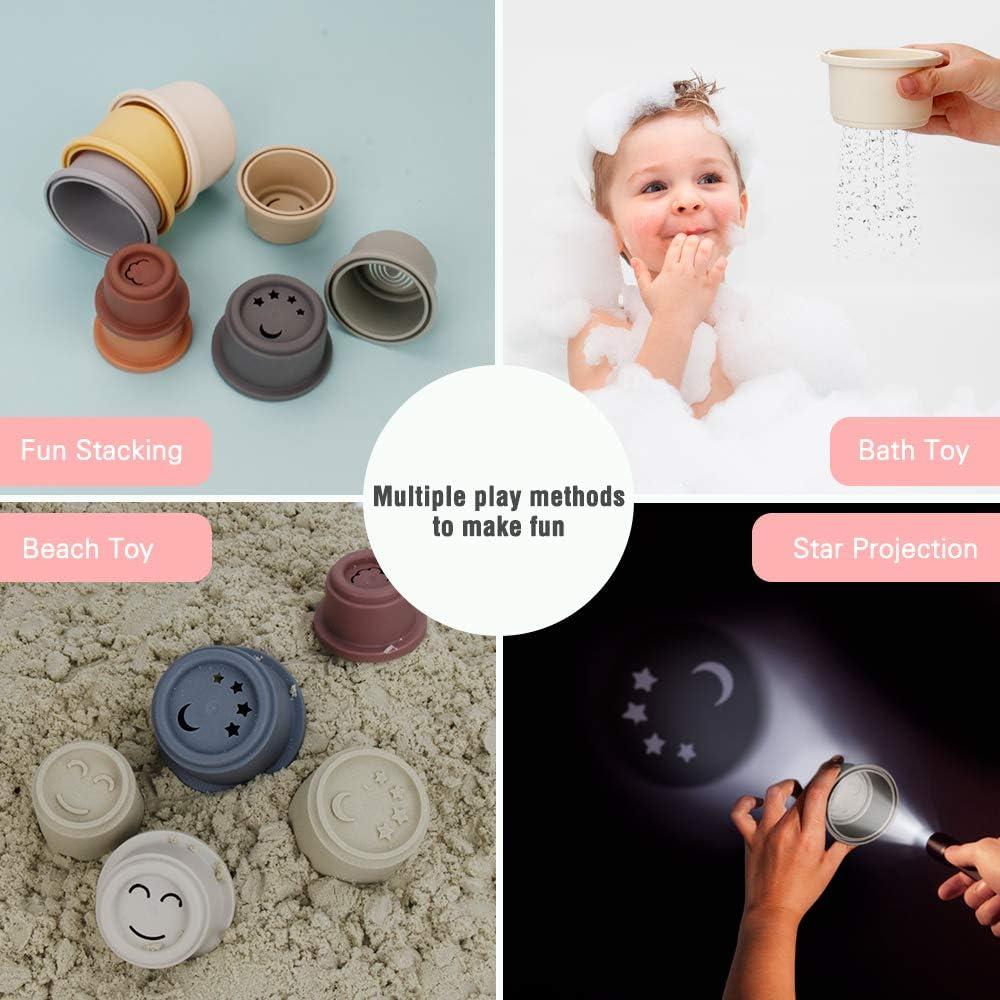 Tazas Apilables Educativas BOBXIN para Bebés 6-12 Meses