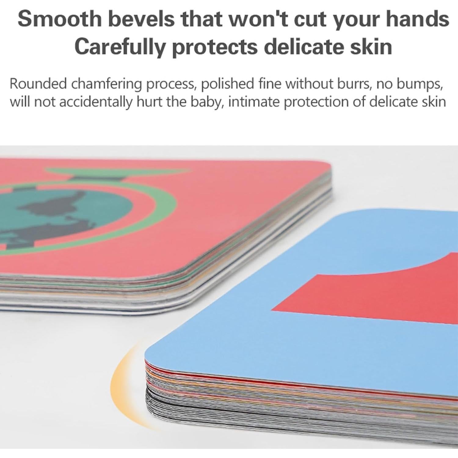 Tarjetas de Flash para Bebés 96 Pcs Estimulación Visual 0-12 Meses