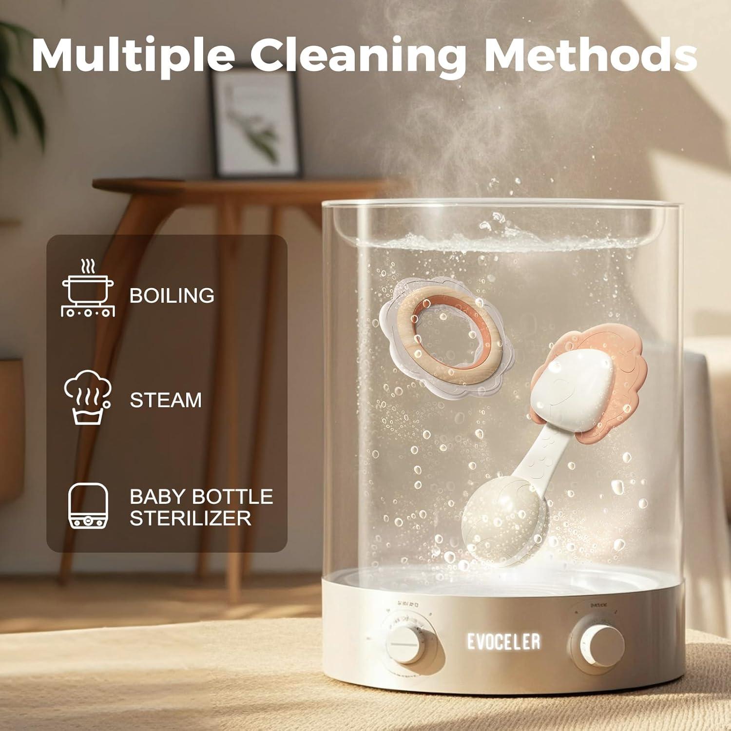 Juguetes de Dentición Evoceler 10 Piezas para Bebés 0-18 Meses