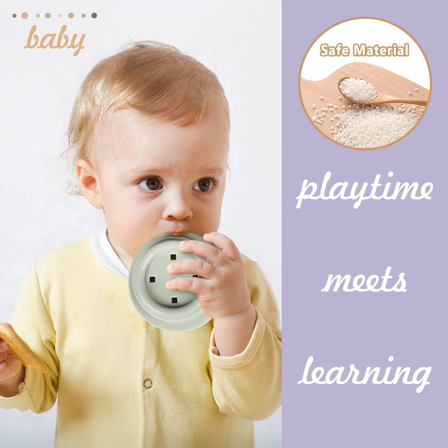 Juguete Tazas Apilables SKYWHALE 8PCS para Bebés 6-12 Meses