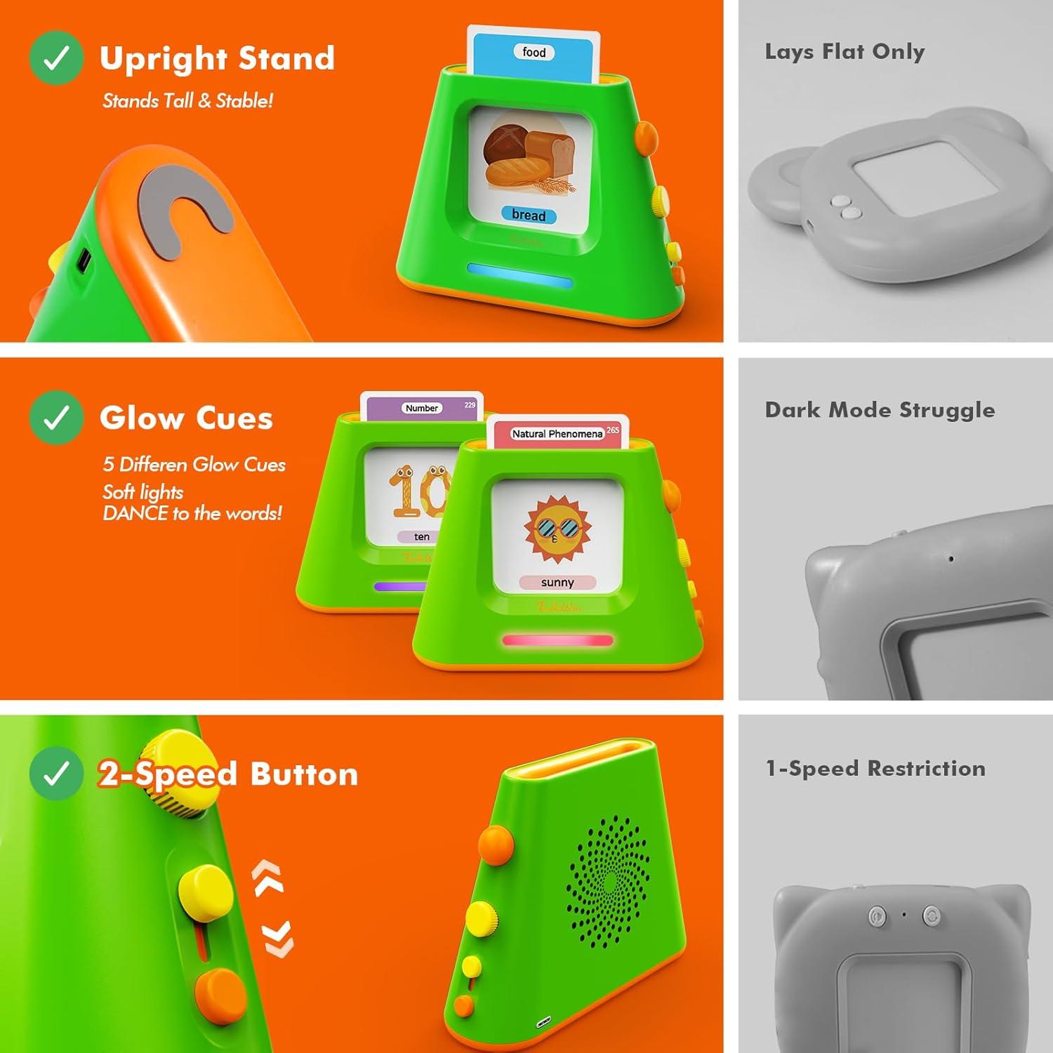Tarjetas Flash Autoportantes Teeniewins 448 Palabras 1-4 Años