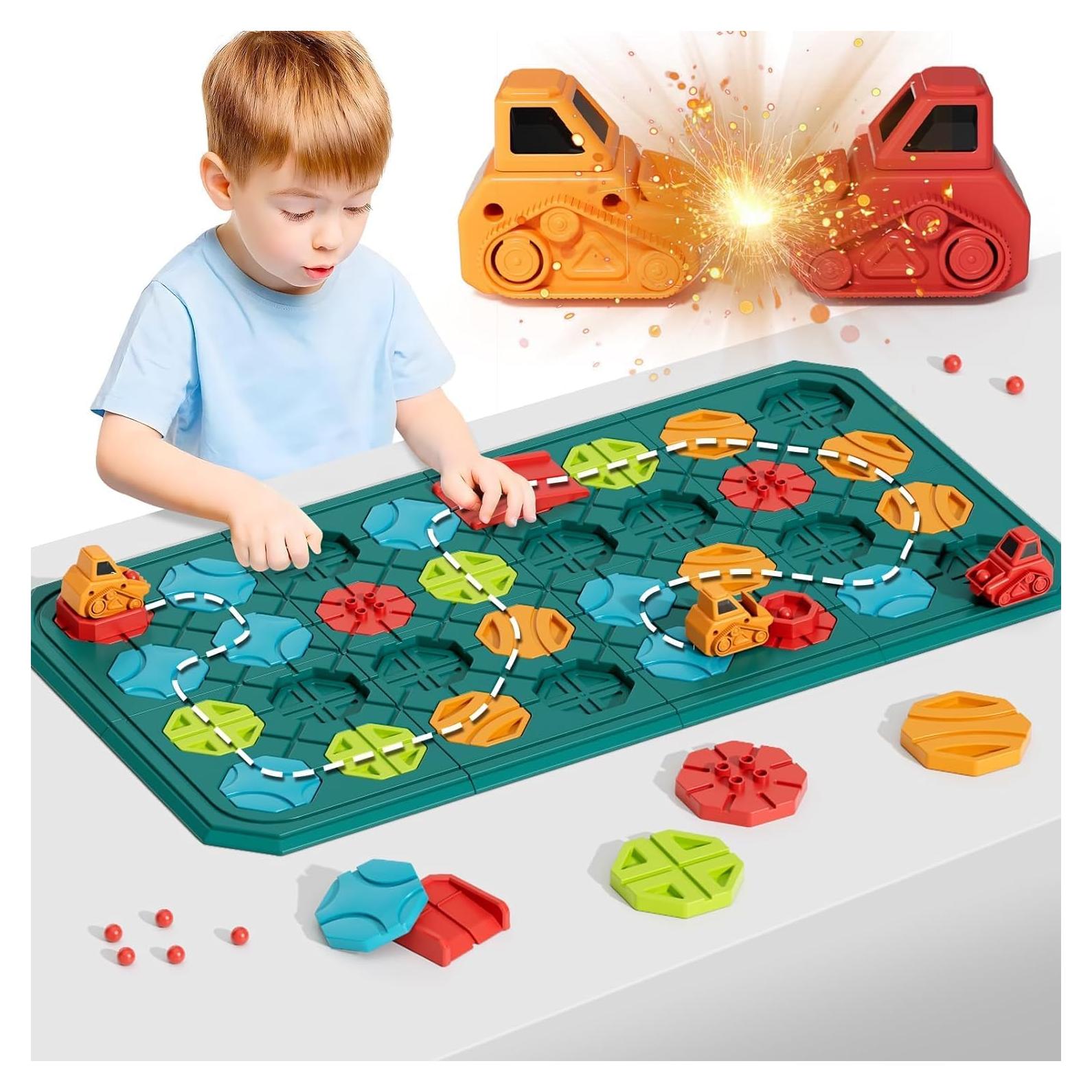 Juego de Mesa Constructor de Caminos Burgkidz - Rompecabezas Lógico 84.6x40 cm