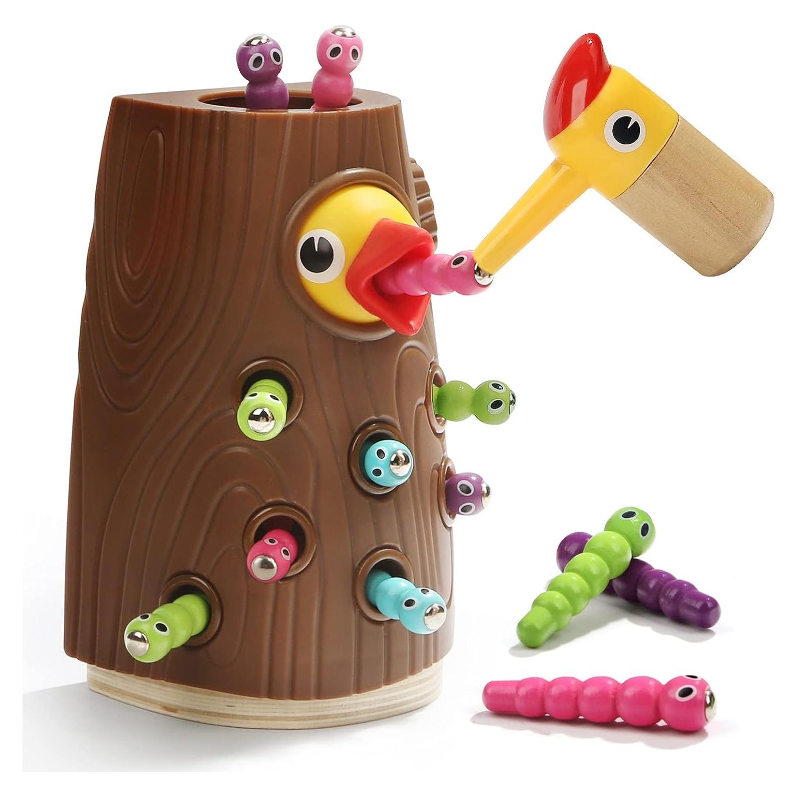 Juguete Montessori TOP BRIGHT Alimentación Aves Magnéticas 2 Años