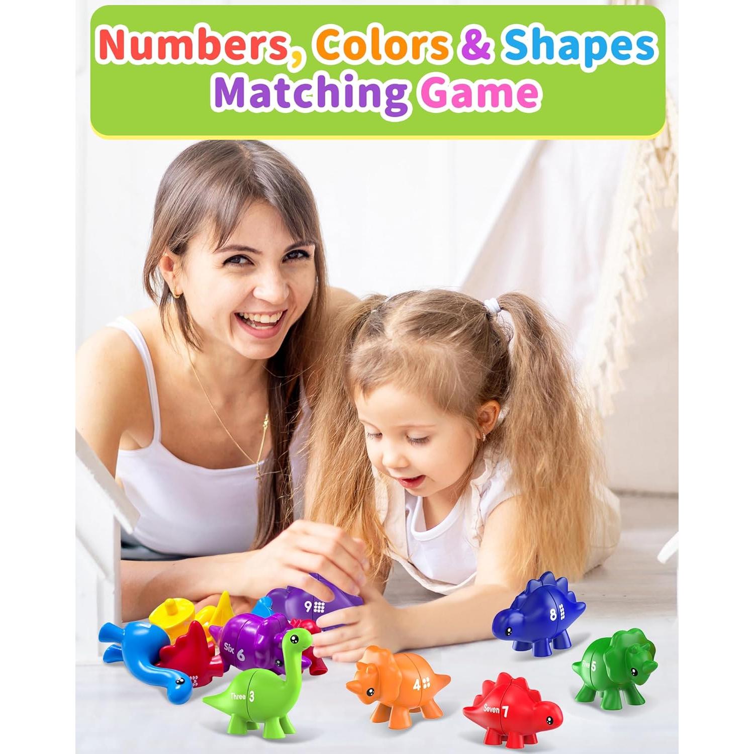 Juguete Educativo Dinosaurios de Números Gagule 10 Piezas