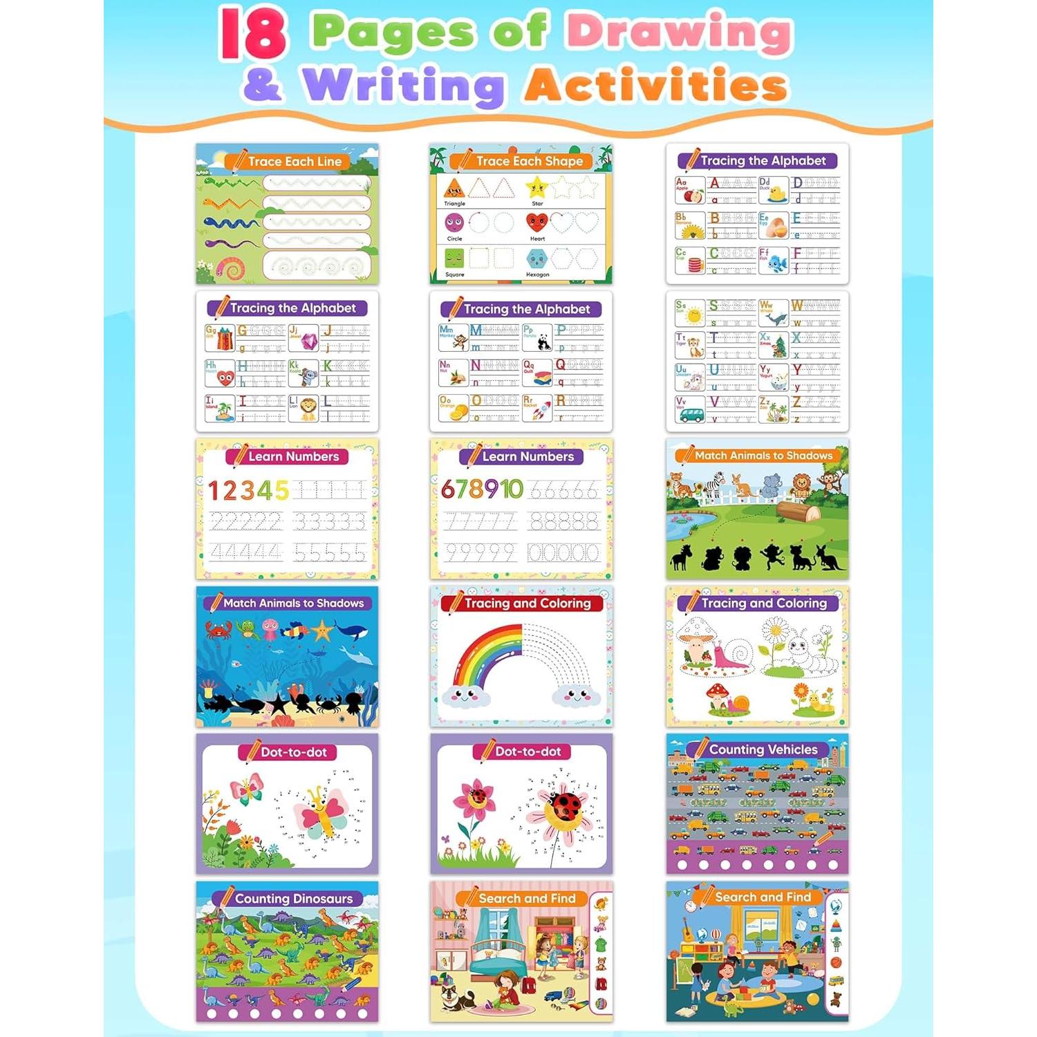 Libro Ocupado Montessori Gagule 36 Actividades 3-5 Años