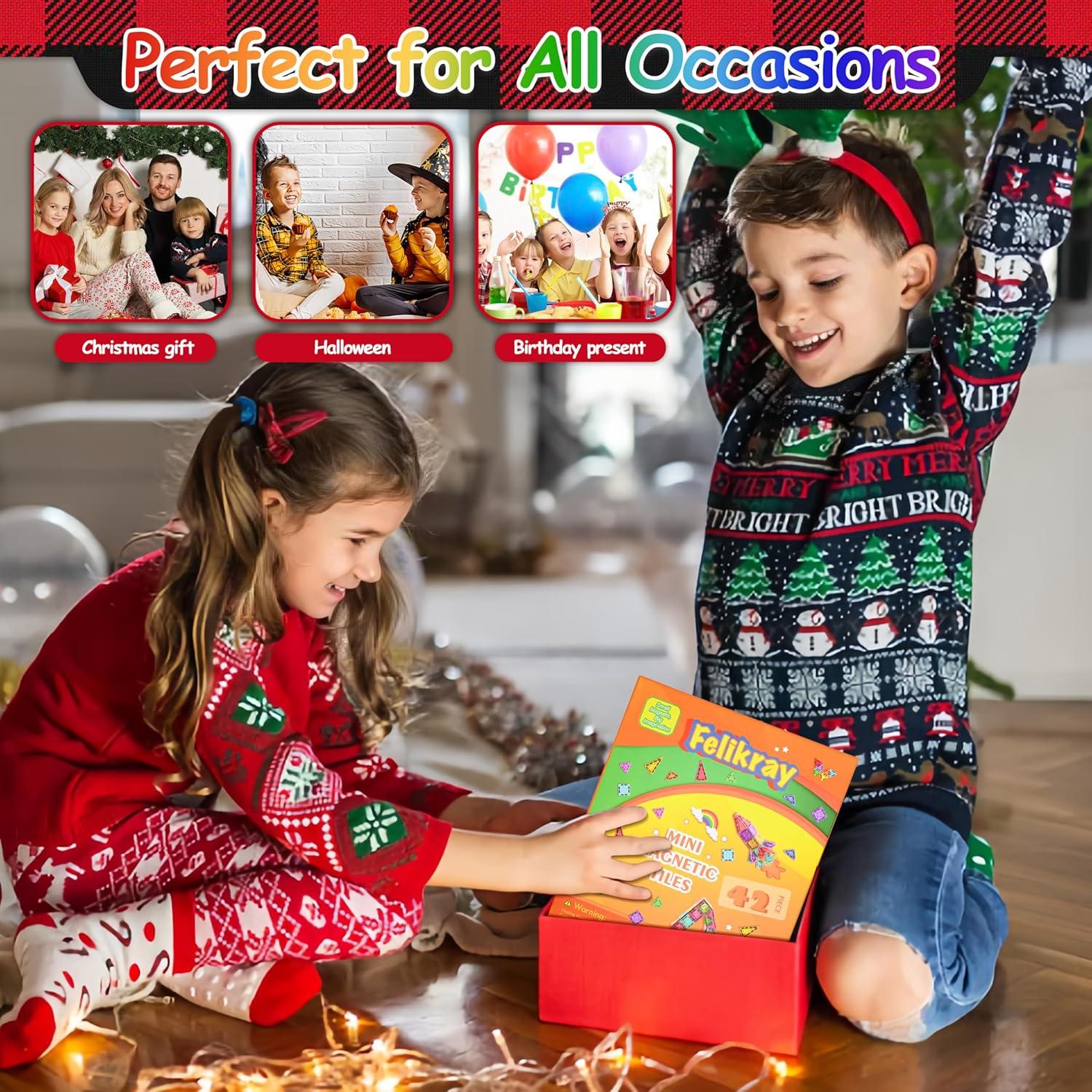 Mini Azulejos Magnéticos 42pcs Felikray Juguetes STEM 3.76cm