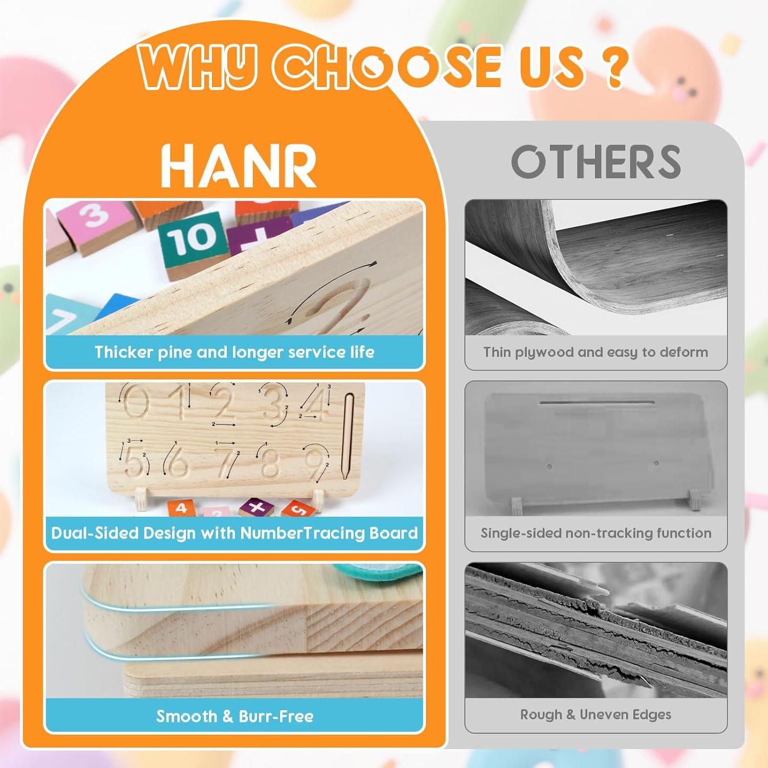 Juguetes de Aprendizaje Matemático HANR para Niños 3-6 Años