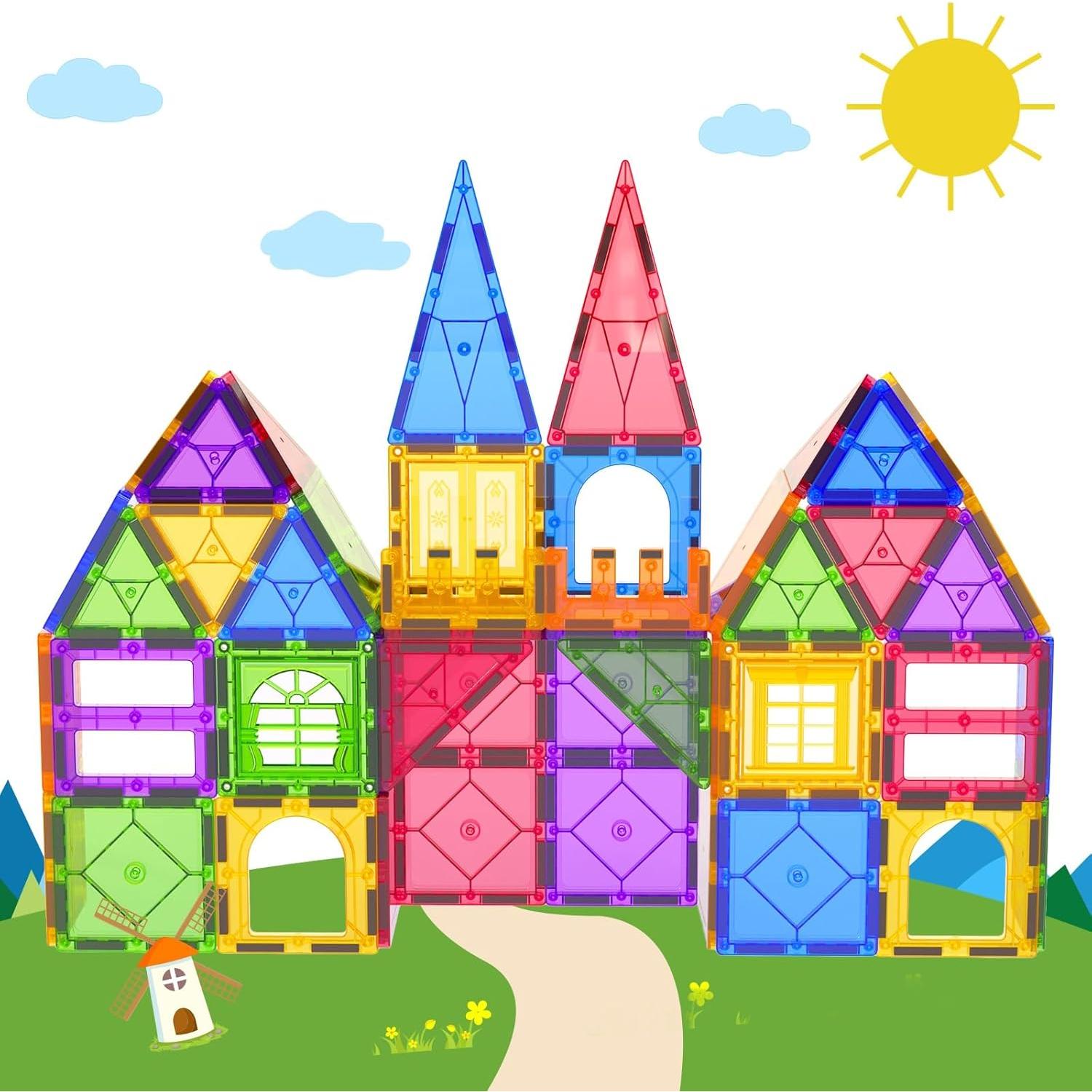 Azulejos Magnéticos Montessori 104PCS - Juguetes Sensoriales 3+