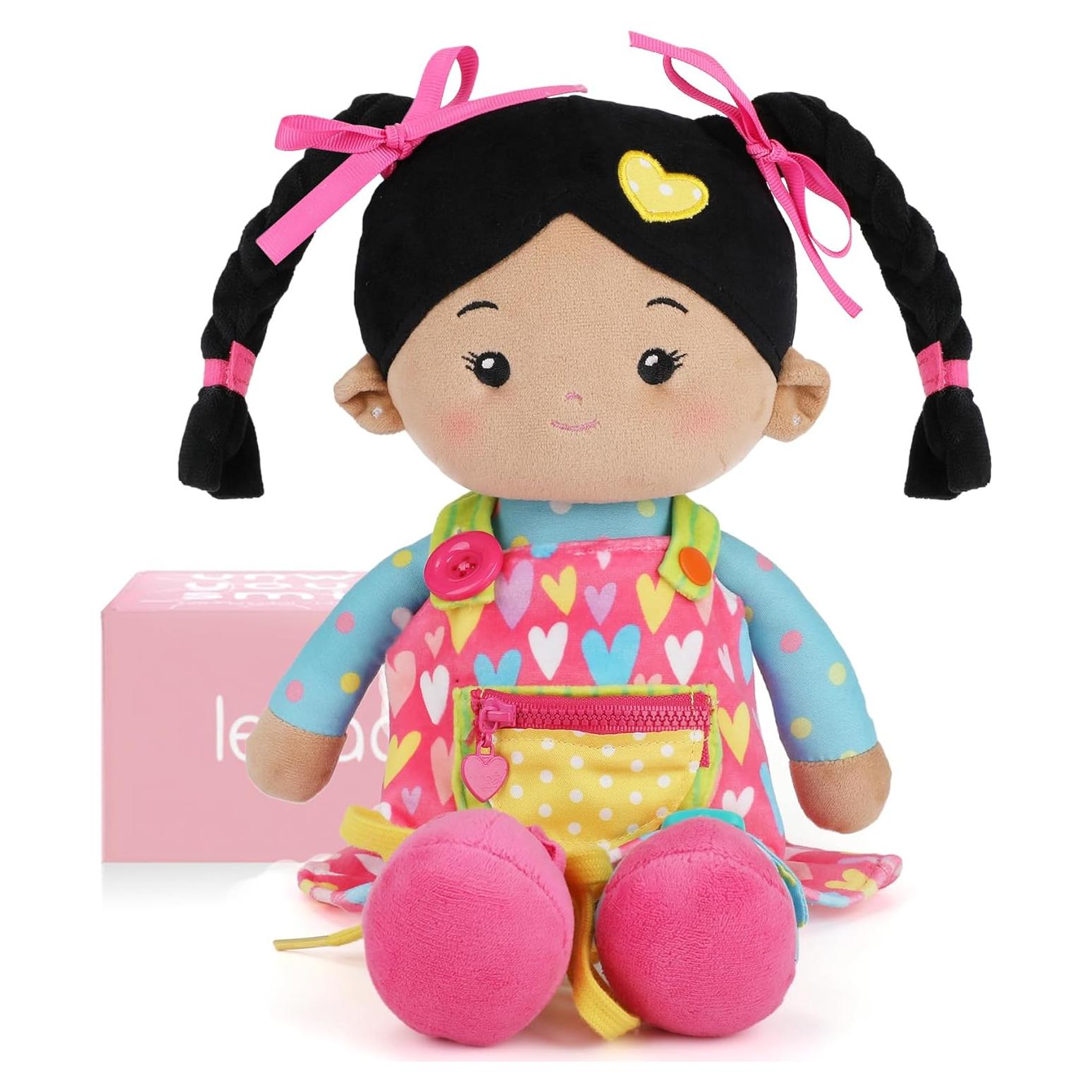 Muñeca Educativa Suave Leyadoll 40 cm para Niños 2 Años