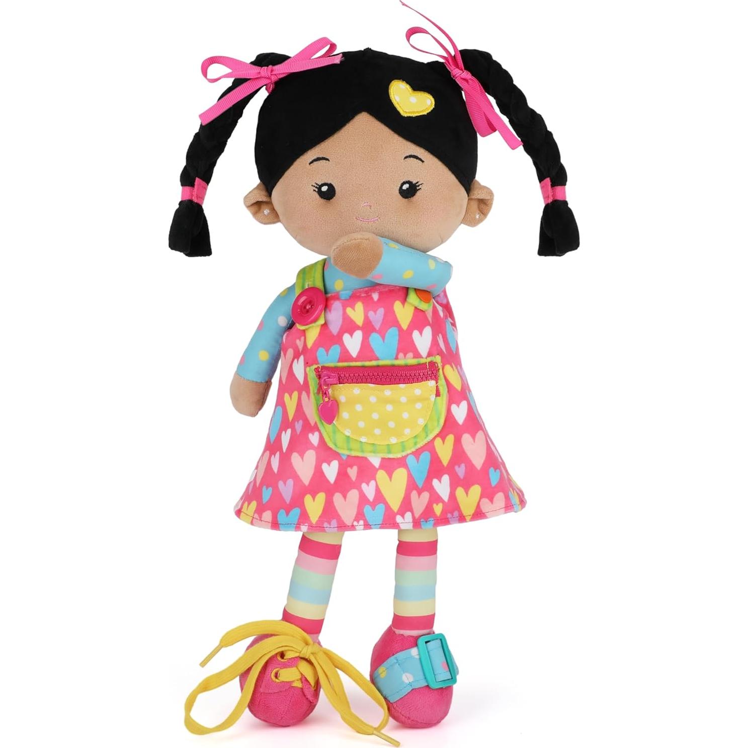 Muñeca Educativa Suave Leyadoll 40 cm para Niños 2 Años