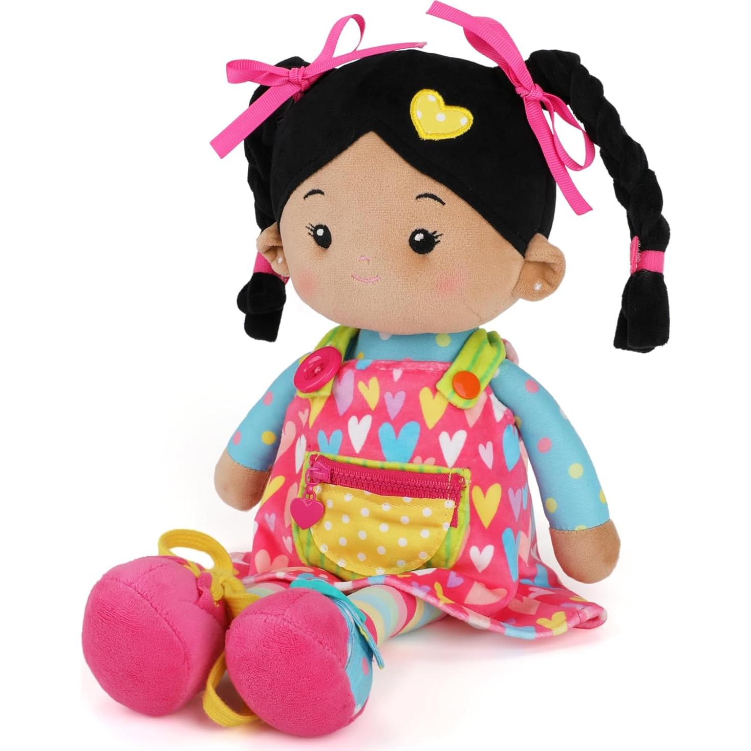 Muñeca Educativa Suave Leyadoll 40 cm para Niños 2 Años