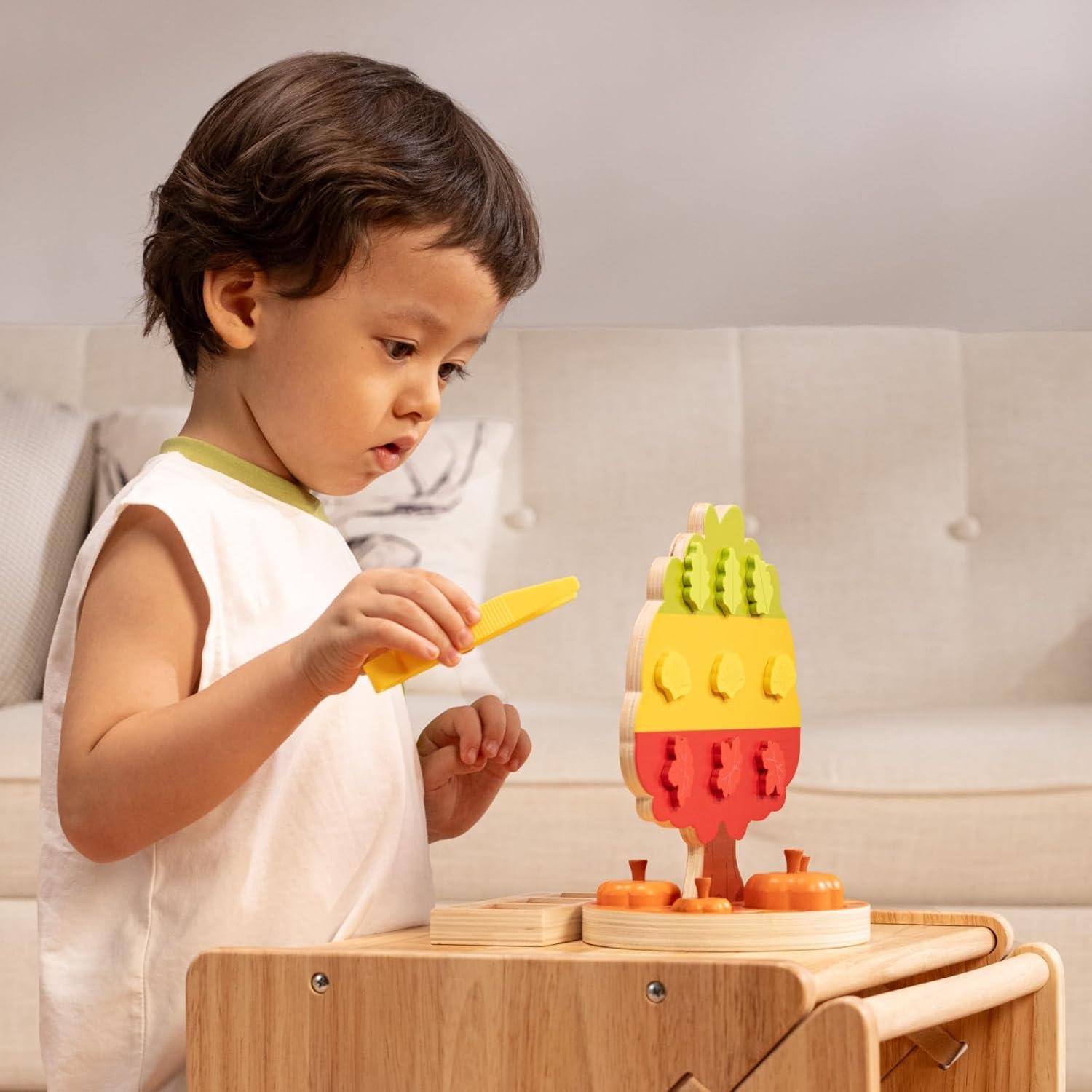 Juguete Montessori Woodtoe Recolección de Calabazas 36 PCS