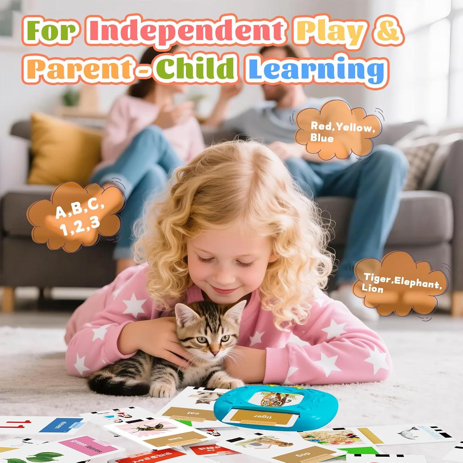 HOMESTEC Tarjetas de Flash Educativas 216 Piezas para Niños 3-6 Años