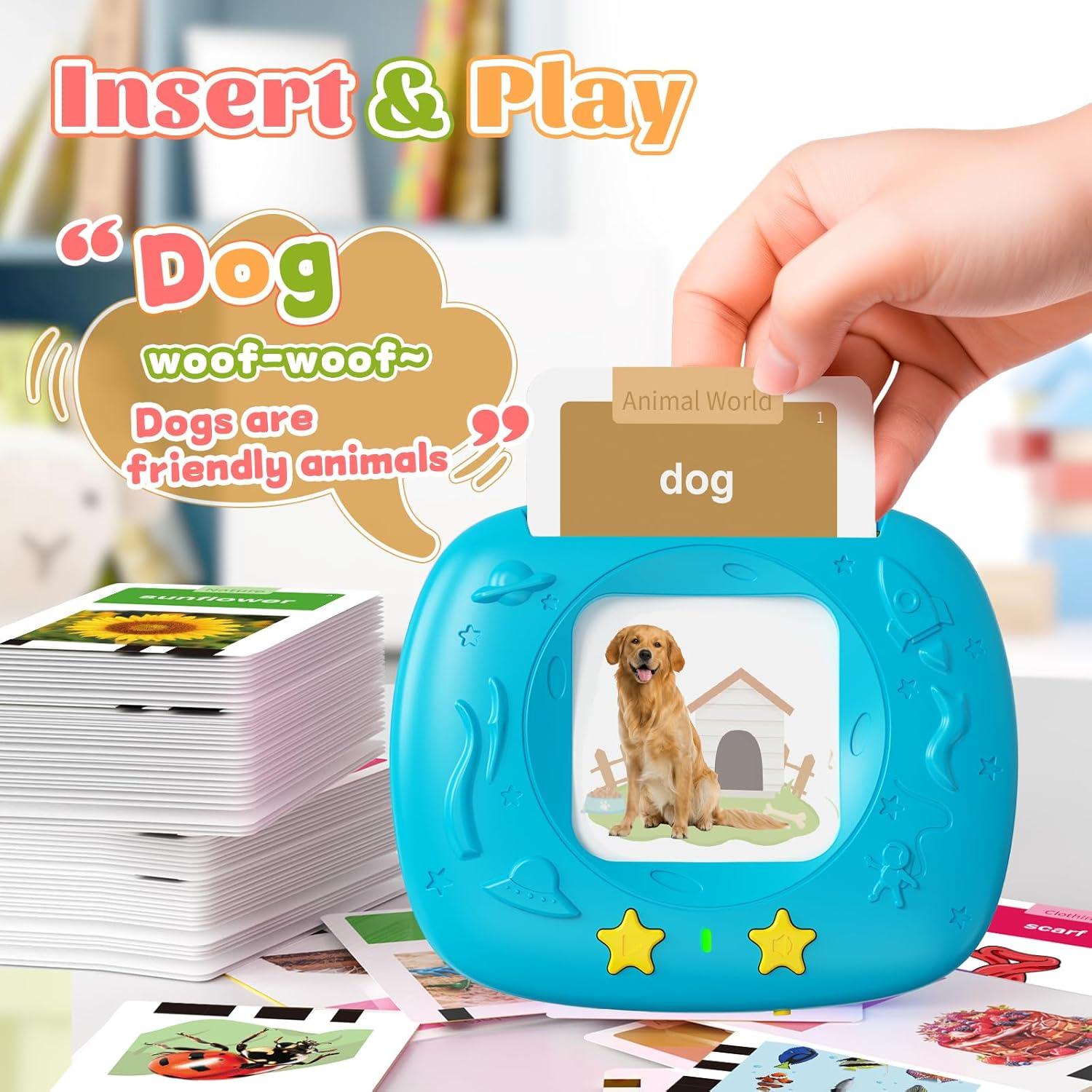 HOMESTEC Tarjetas de Flash Educativas 216 Piezas para Niños 3-6 Años