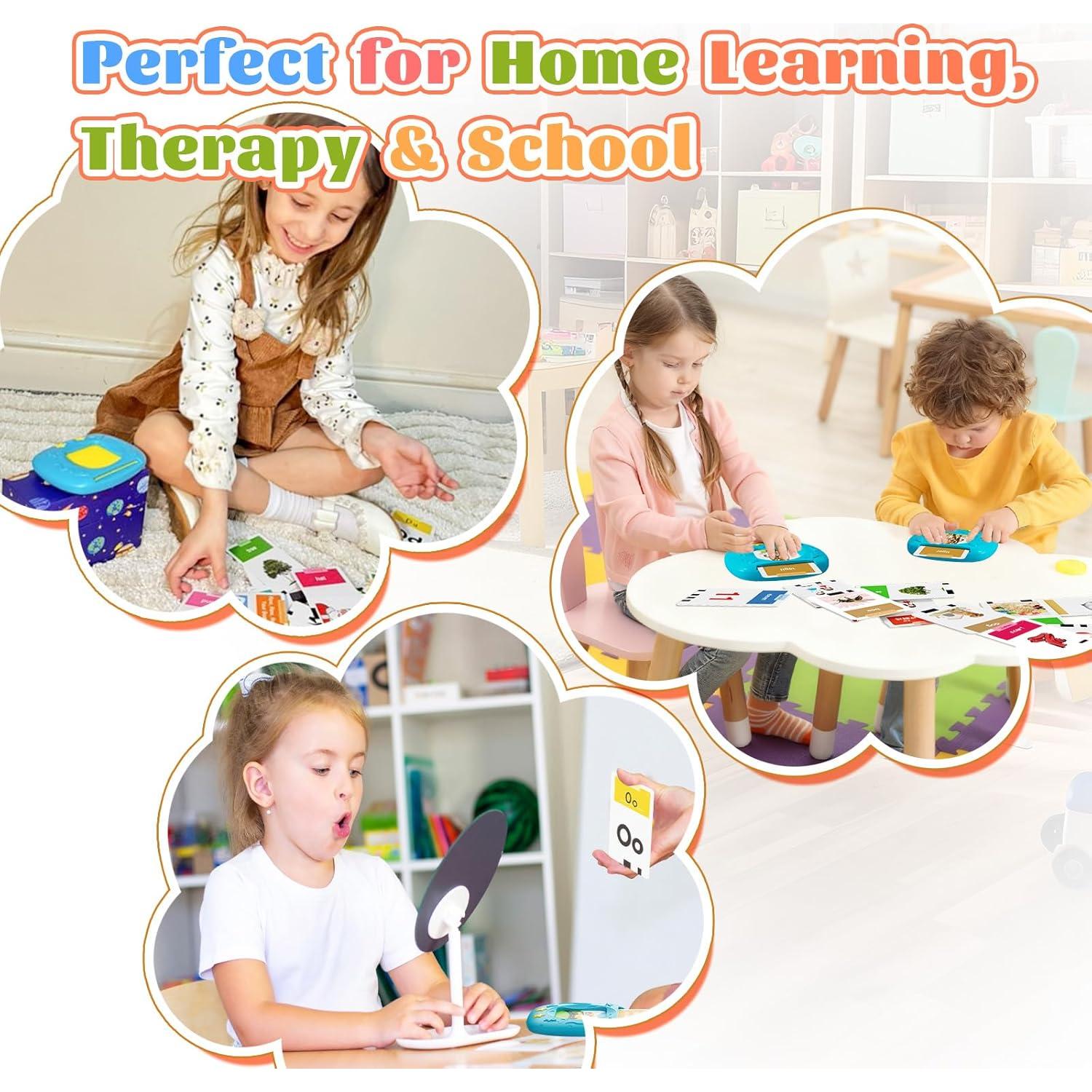 HOMESTEC Tarjetas de Flash Educativas 216 Piezas para Niños 3-6 Años