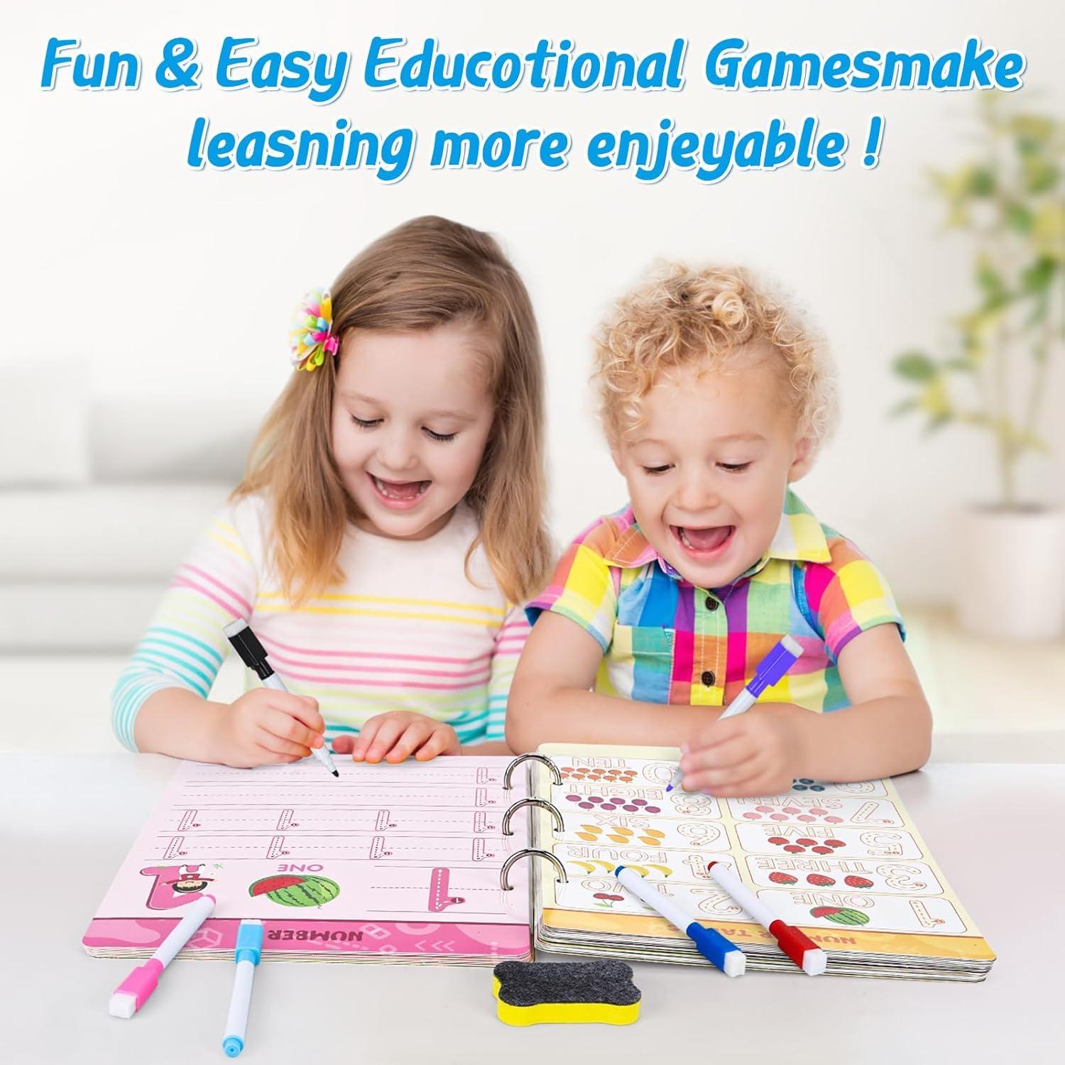 Libro de Práctica de Escritura FIPKE 60 Páginas Reutilizable