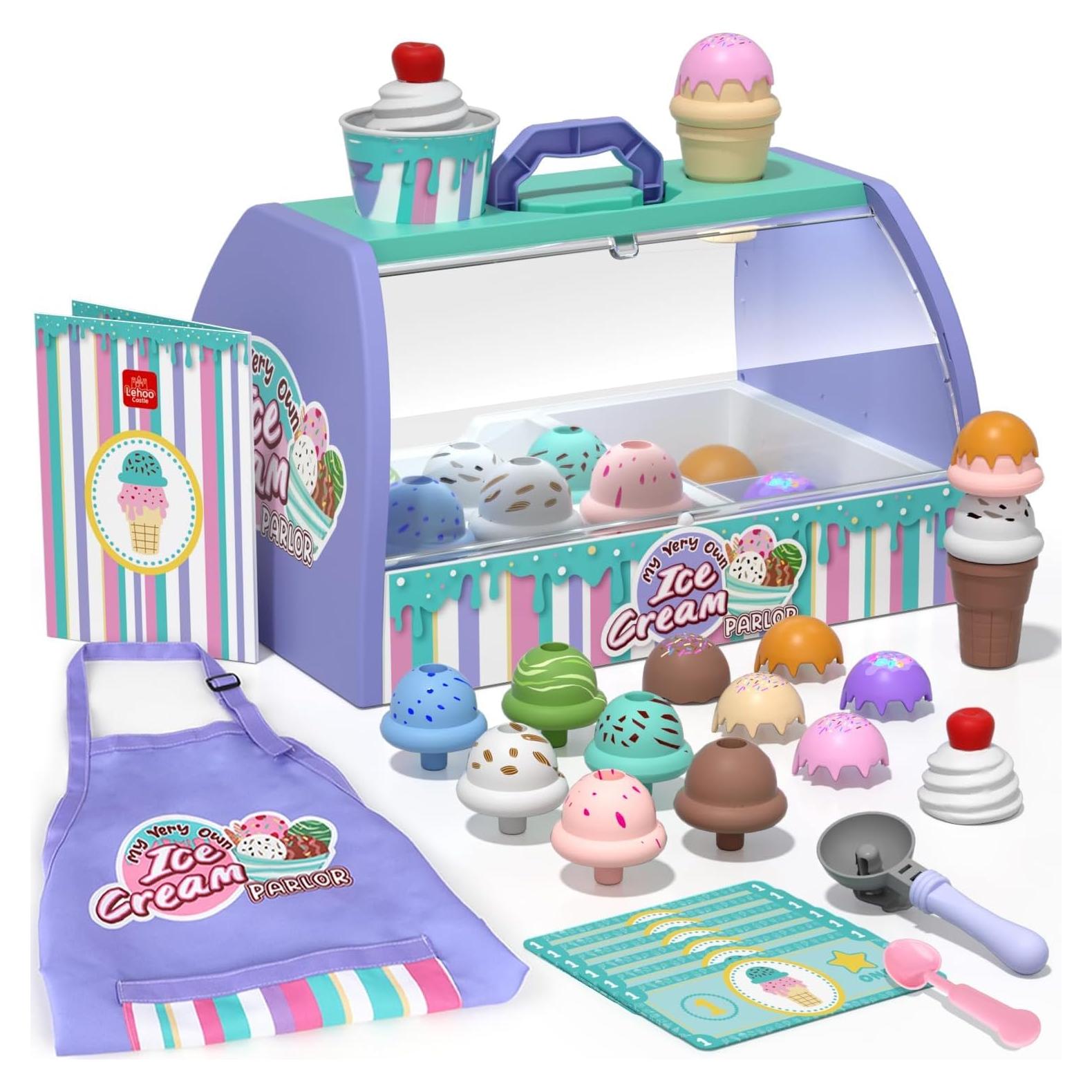 Juego de Tienda de Helados Lehoo para Niños 3-8 Años