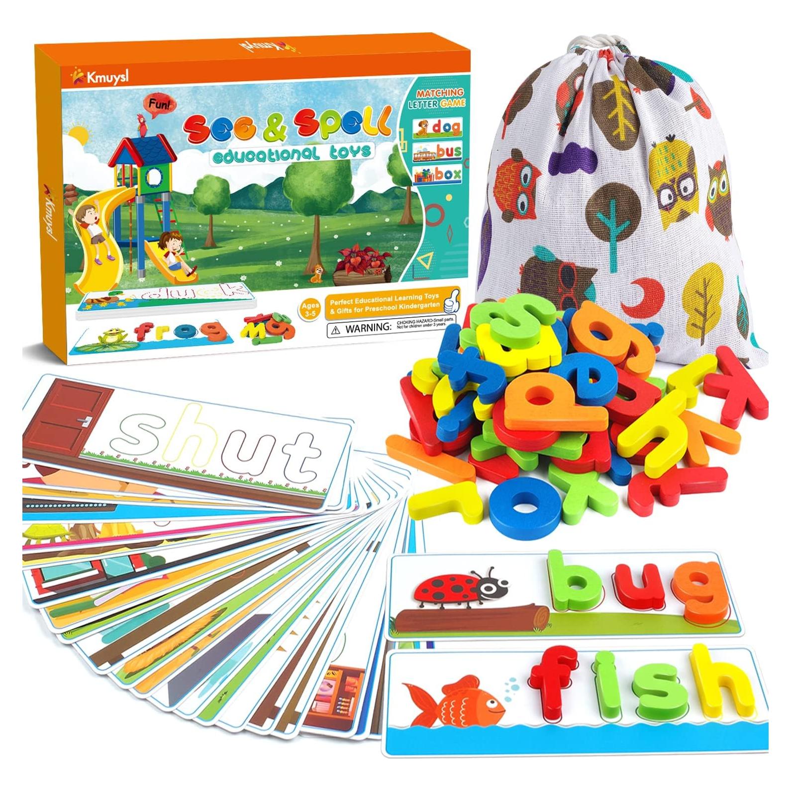 Juguetes de Aprendizaje KMUYSL para Niños 2-6 Años - 80 Piezas