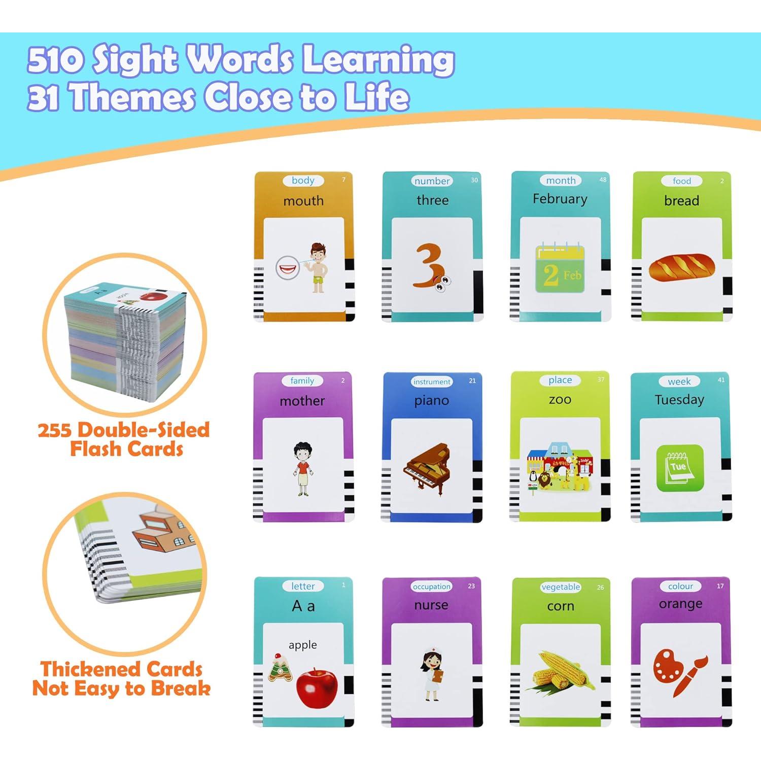 Tarjetas de Flash Interactivas MAYAPHILOS 510 Palabras Azul