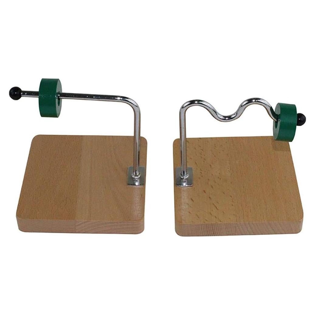 Kghios Montessori Infant Toys Materials for Toddlers Babies 6-12-18 Months -1-2 Year Old Horizontal Dowel Variation - Serpentine and Straight Educational Tools Preschool Early Development Baby Toy