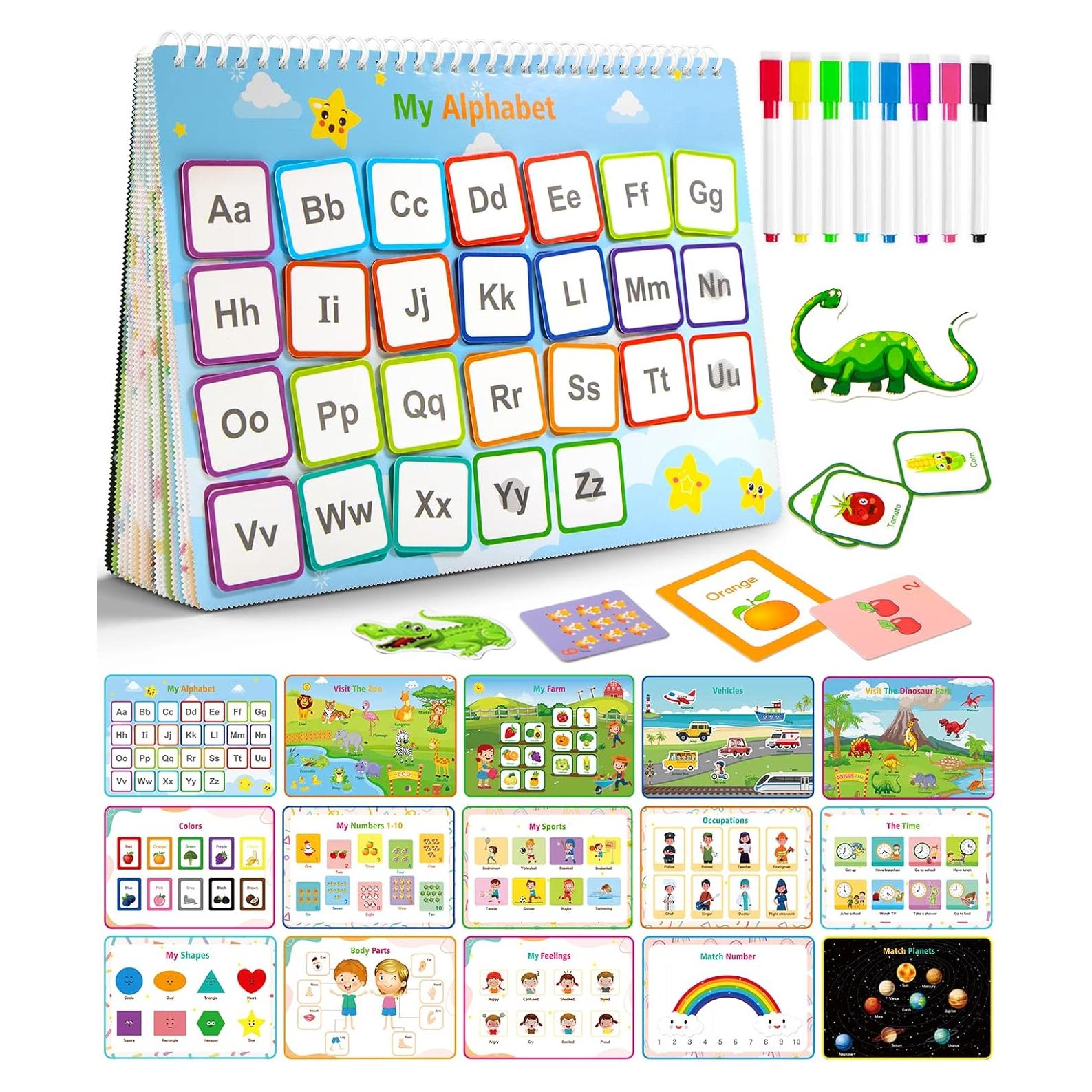 Libro Ocupado Montessori Lrathenk para Niños 1-6 Años