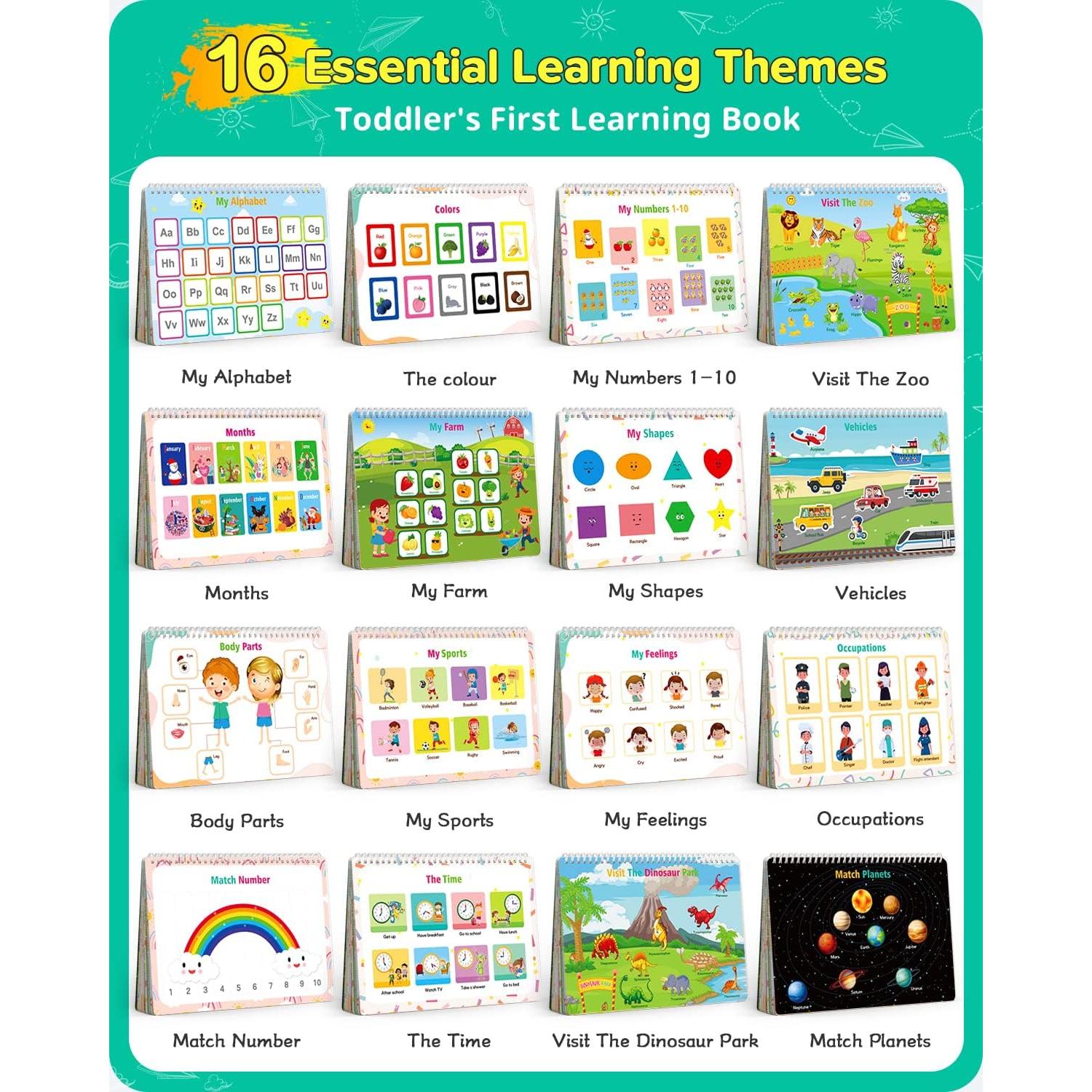 Libro Ocupado Montessori Lrathenk para Niños 1-6 Años