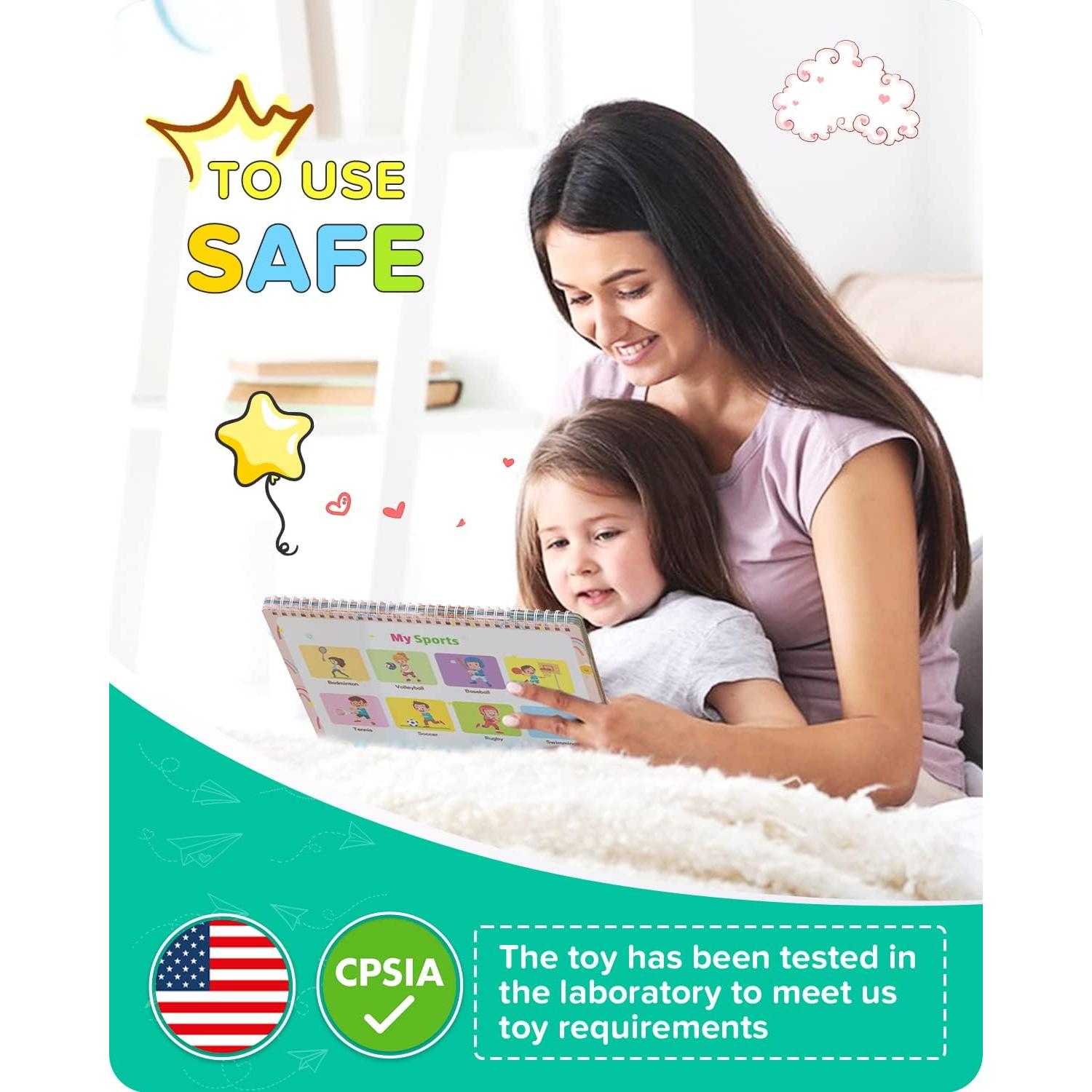 Libro Ocupado Montessori Lrathenk para Niños 1-6 Años