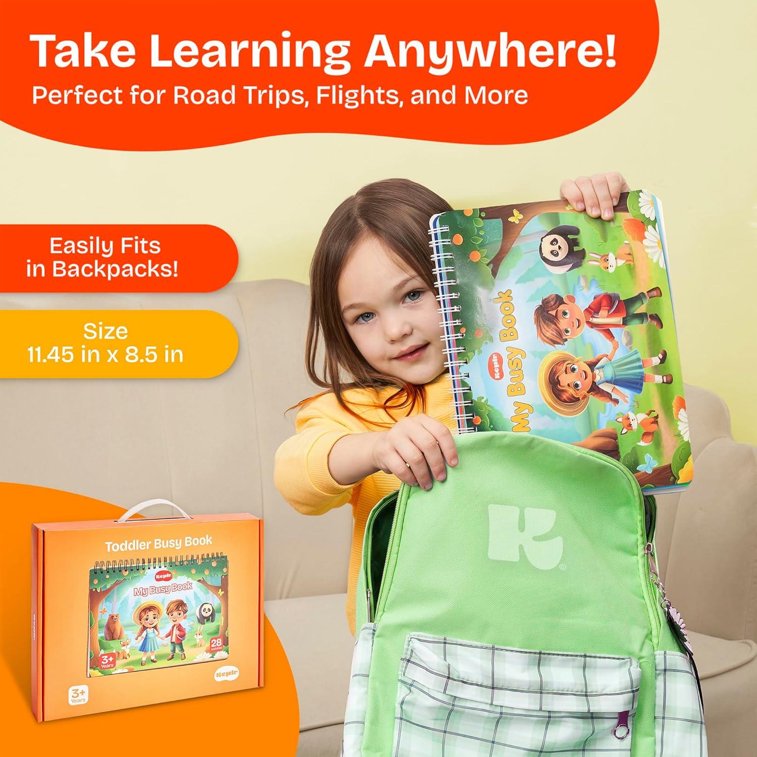 Libro de Actividades Montessori para Niños 3-7 Años - 14 Páginas Interactivas