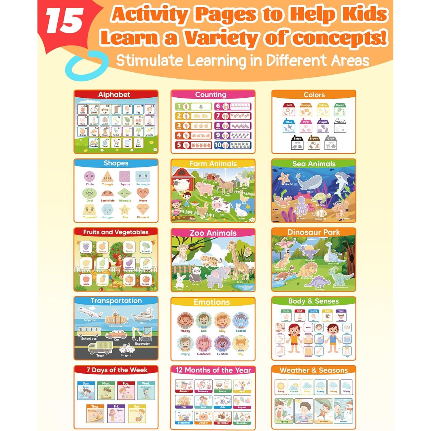 Libro Ocupado Montessori Walenced 3-5 Años Actividades