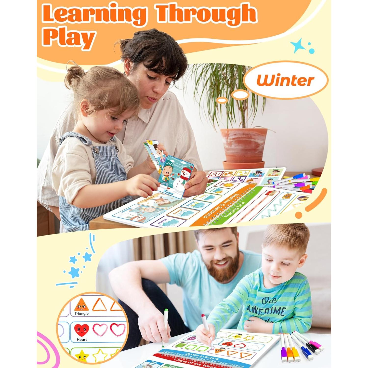 Libro Ocupado Montessori Walenced 3-5 Años Actividades