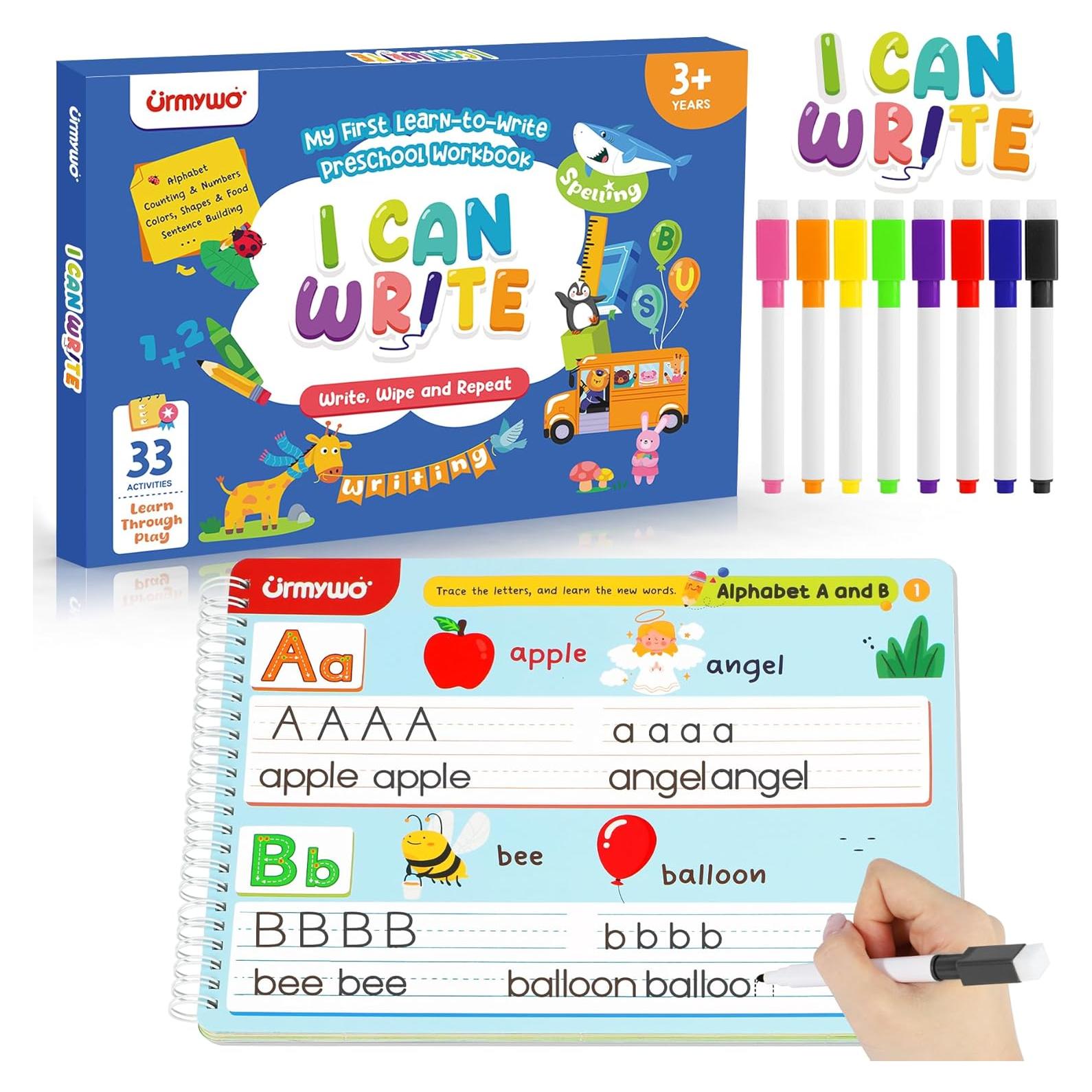 Libros de Actividades de Trazado URMYWO para Niños 3-6 Años