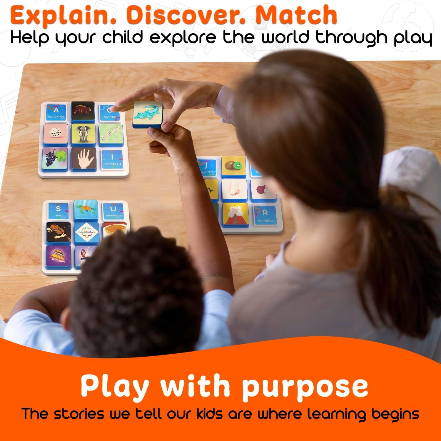 Juguete Educativo Montessori Edu&Kate - Alfabeto 27 Piezas