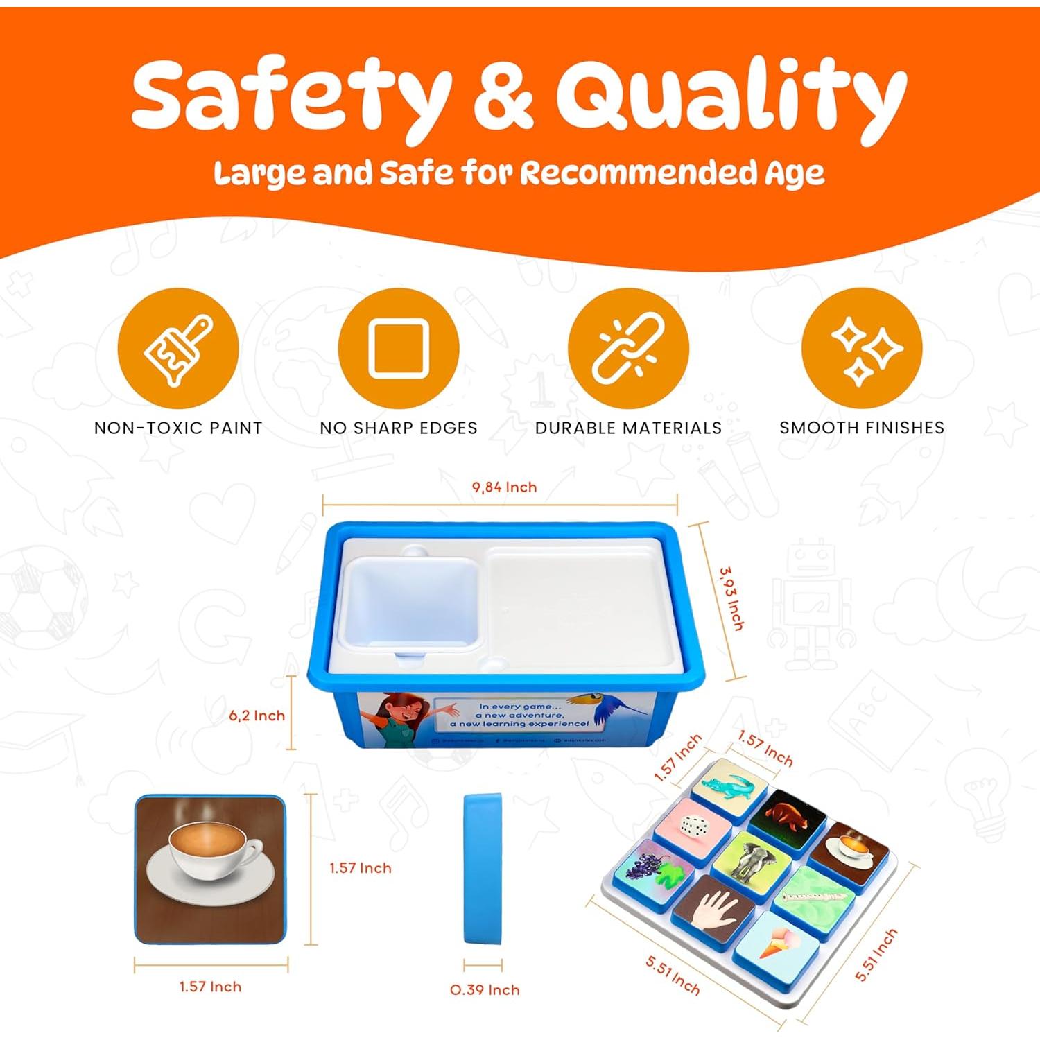 Juguete Educativo Montessori Edu&Kate - Alfabeto 27 Piezas