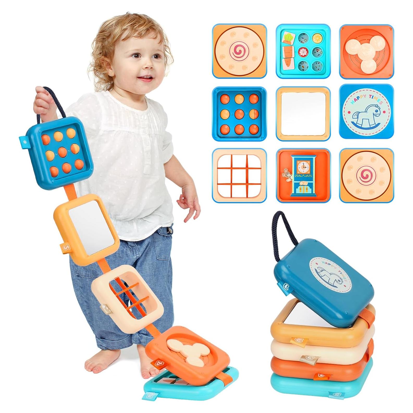 Cubo de Actividades Montessori Yandong para Niños 1-3 Años