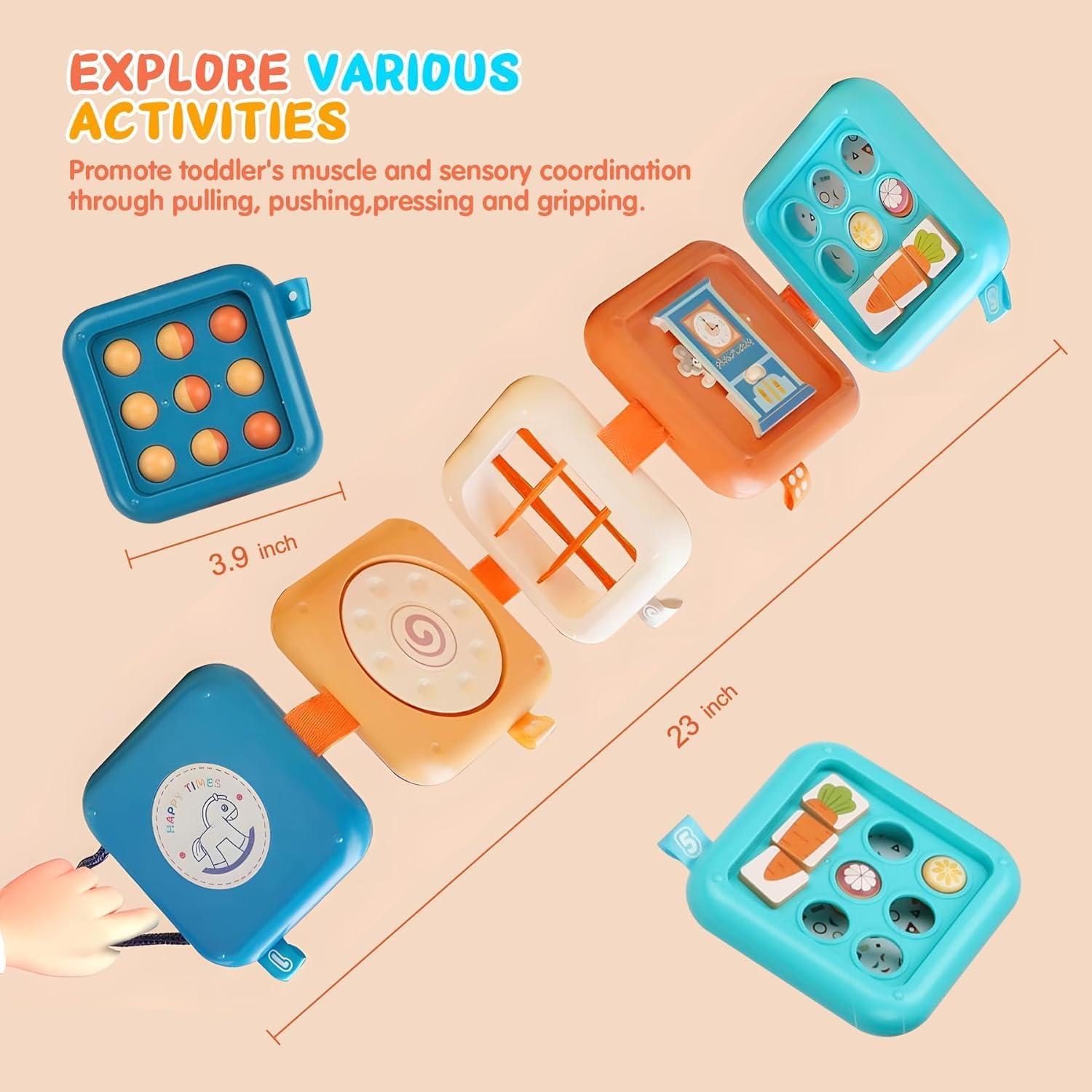 Cubo de Actividades Montessori Yandong para Niños 1-3 Años