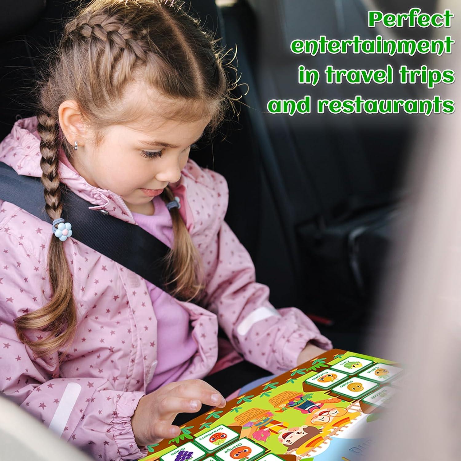 Libro Ocupado Montessori YTSQLER para Niños 3-5 Años, 36 Temas