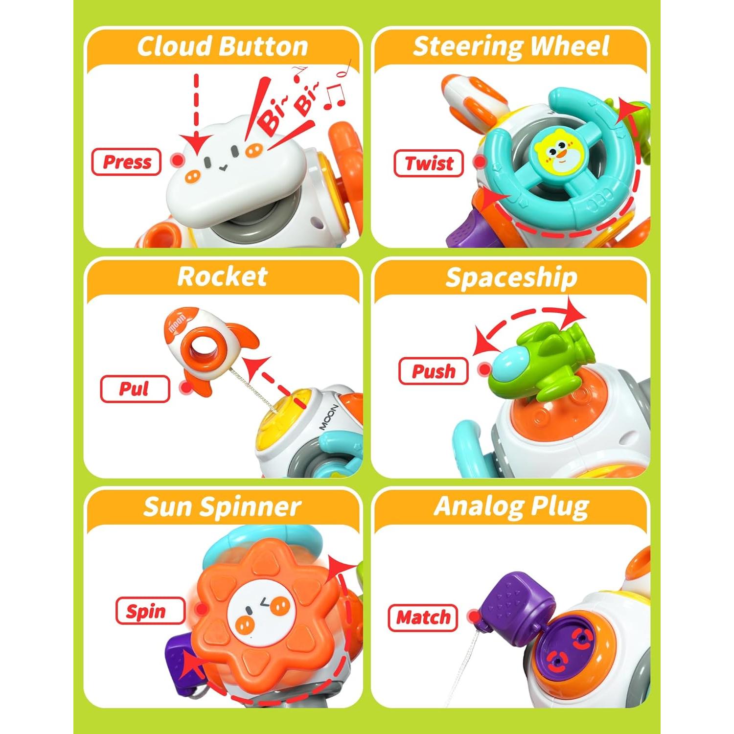 Cubo de Actividades Montessori Kidific para Niños 1-3 Años