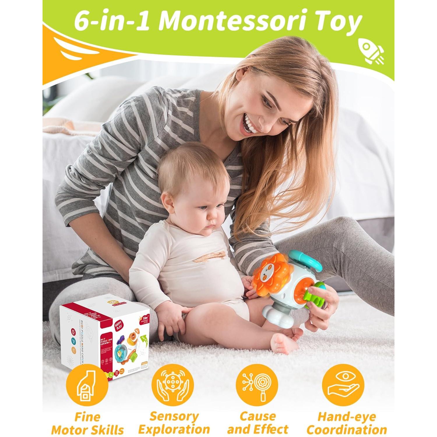 Cubo de Actividades Montessori Kidific para Niños 1-3 Años