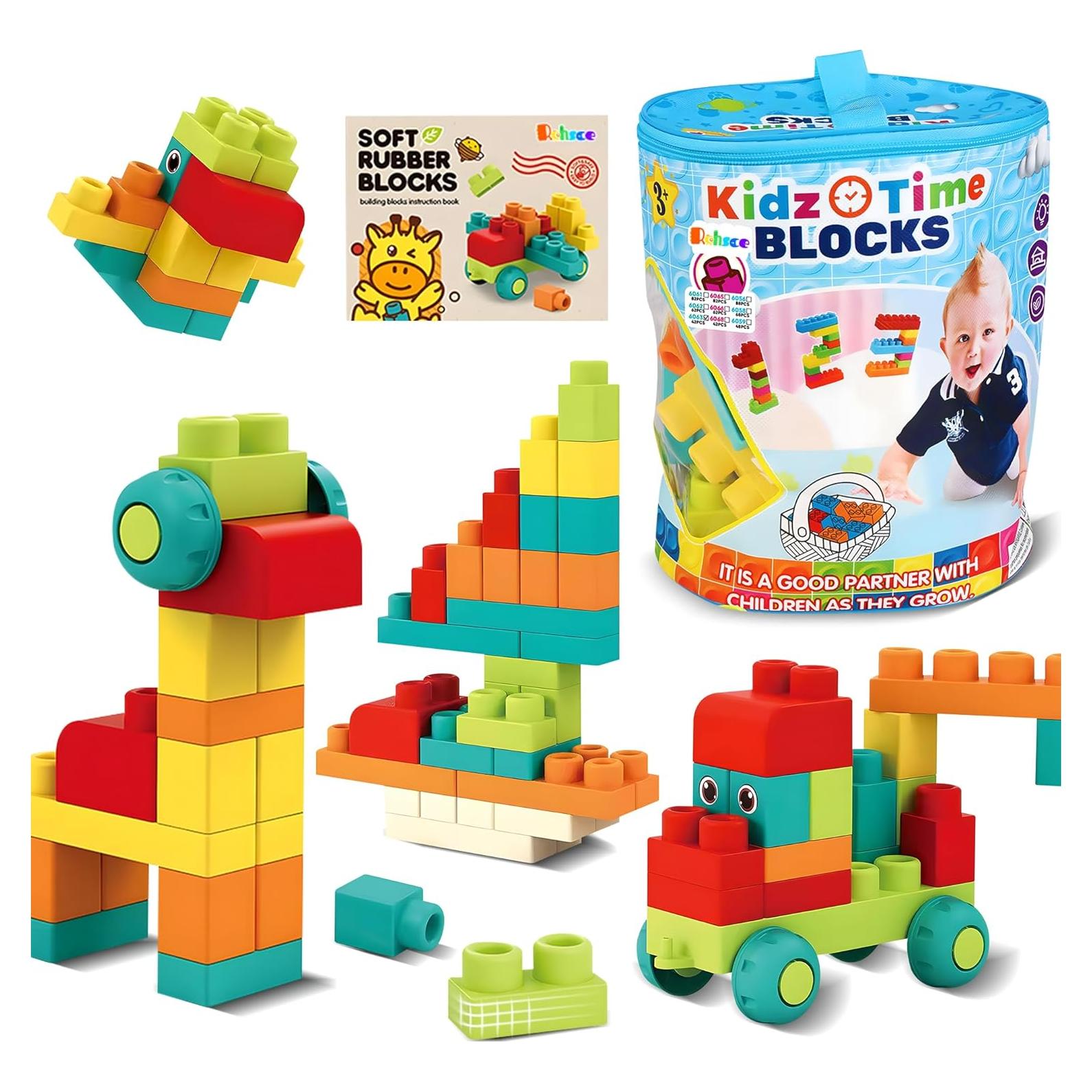 Bloques de Construcción Suaves ROHSCE 42 Piezas para Bebés