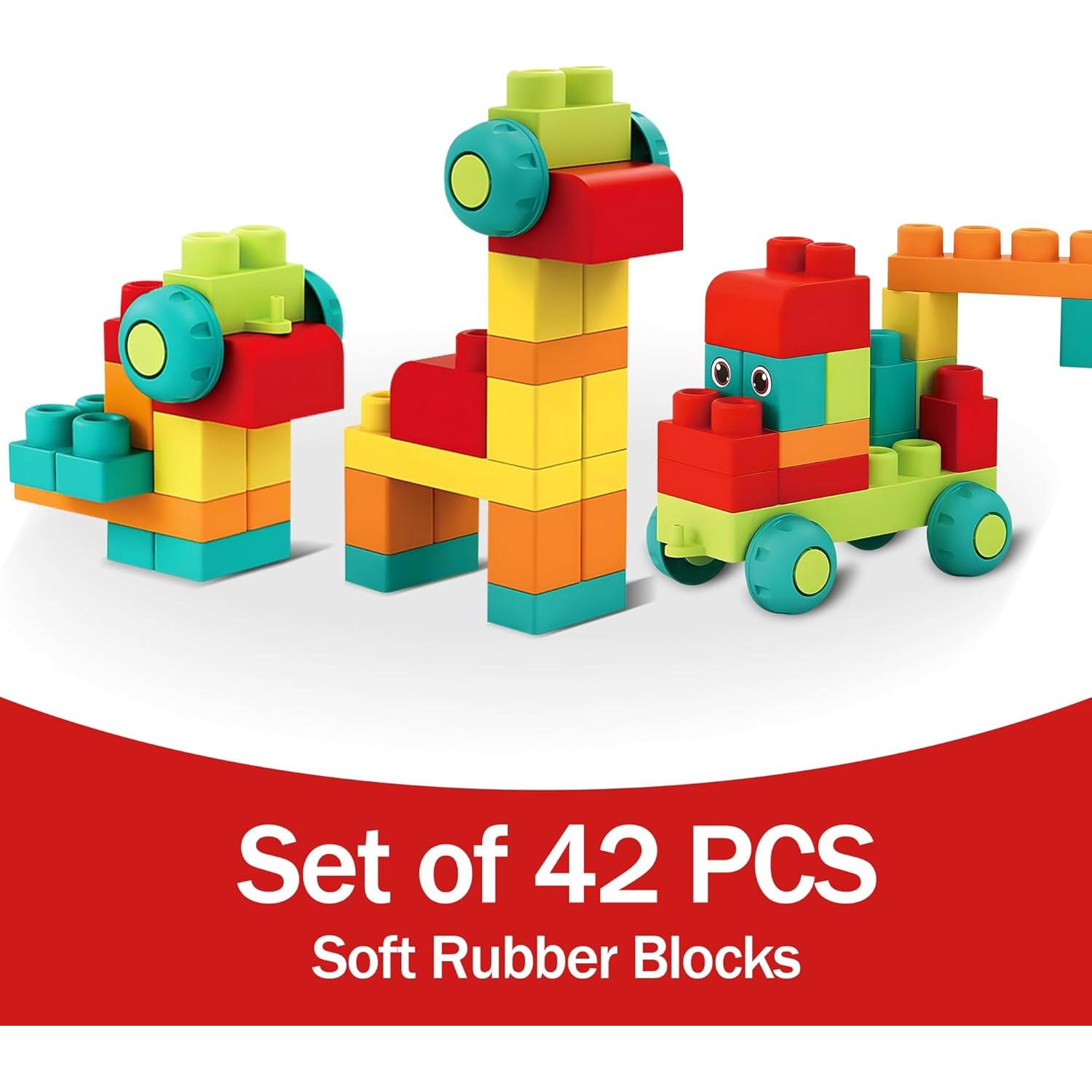 Bloques de Construcción Suaves ROHSCE 42 Piezas para Bebés