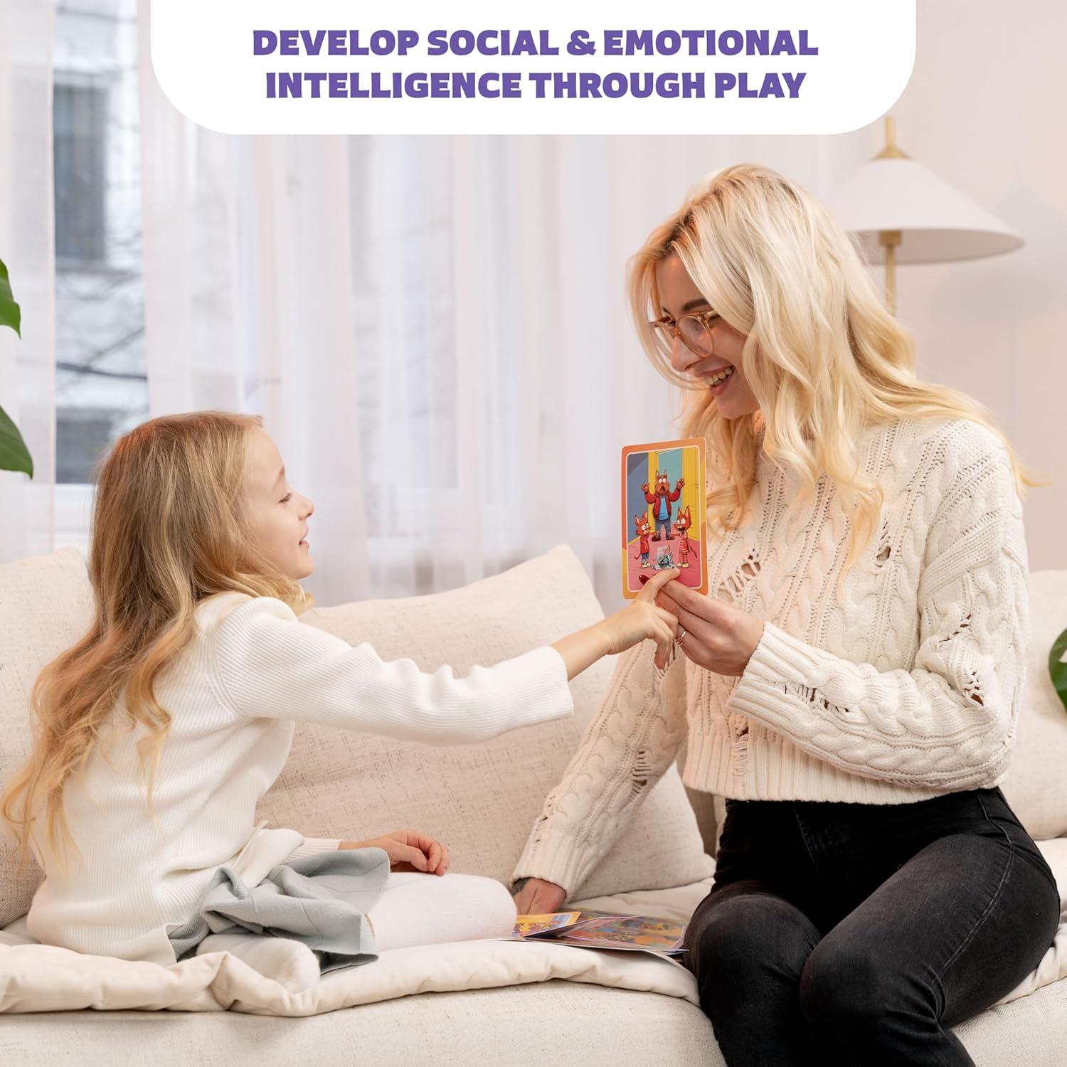 Tarjetas de Conversación Quién Qué Por Qué Clever Fox - Habilidades Sociales y Emocionales