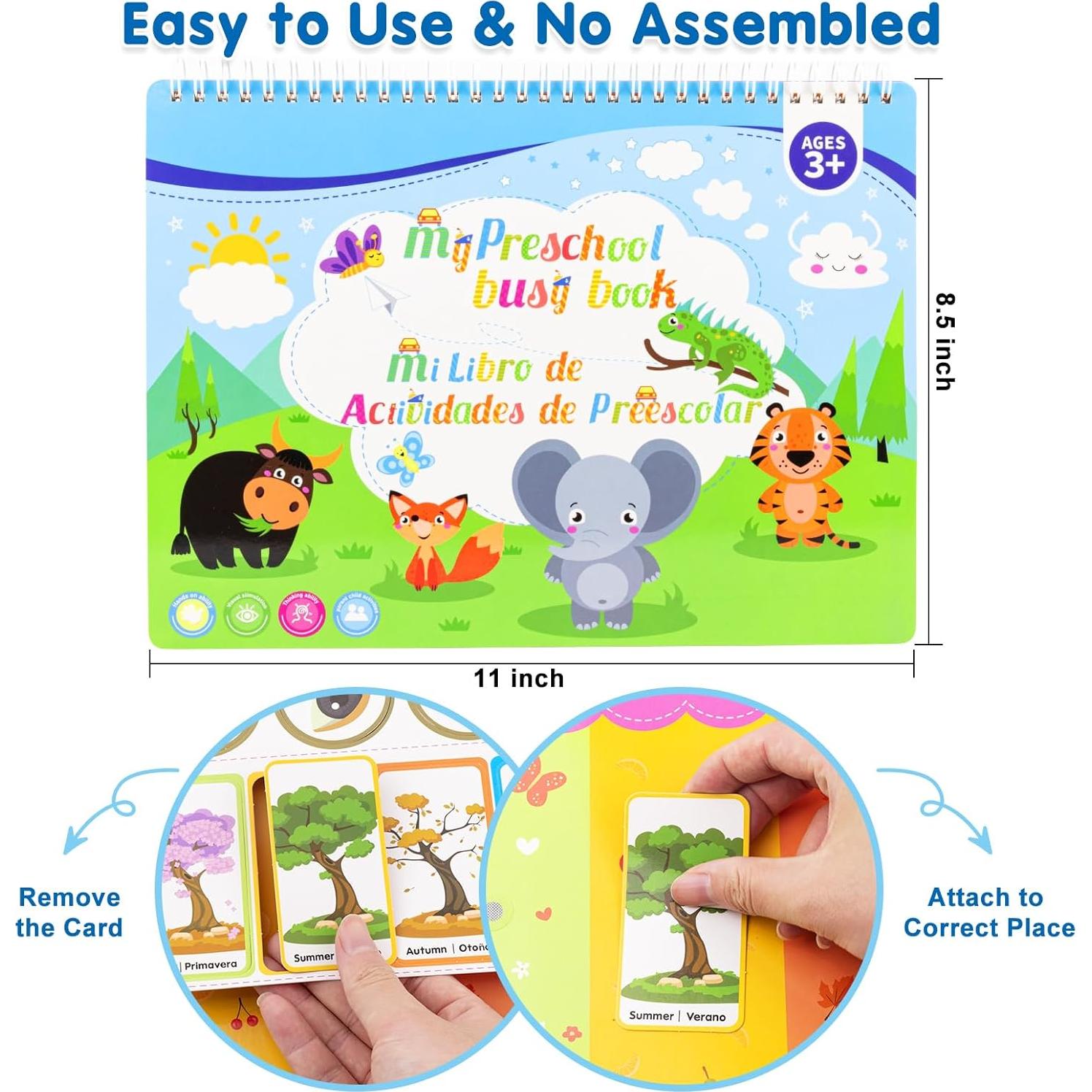 Libro de Actividades Bilingüe Ayyomo para Niños 3-5 Años